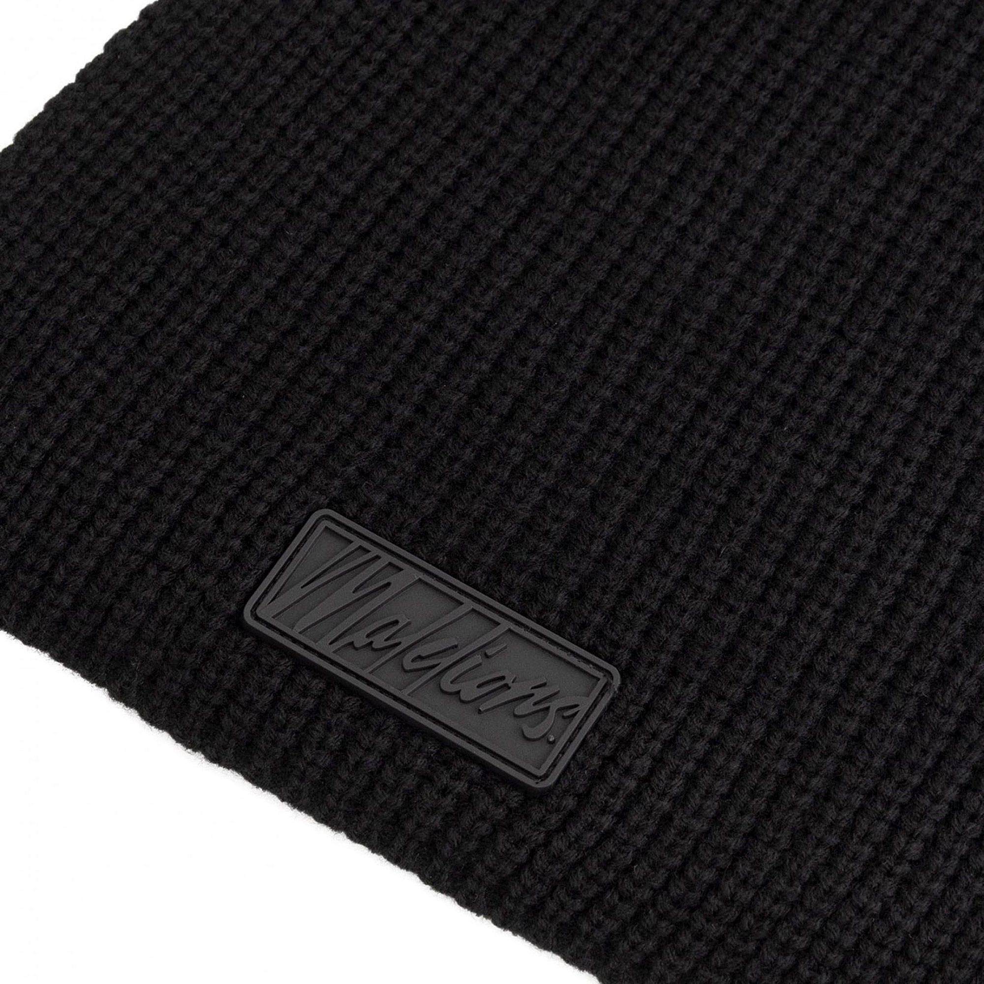 Malelions Ribbed Beanie en Sjaal Set Heren