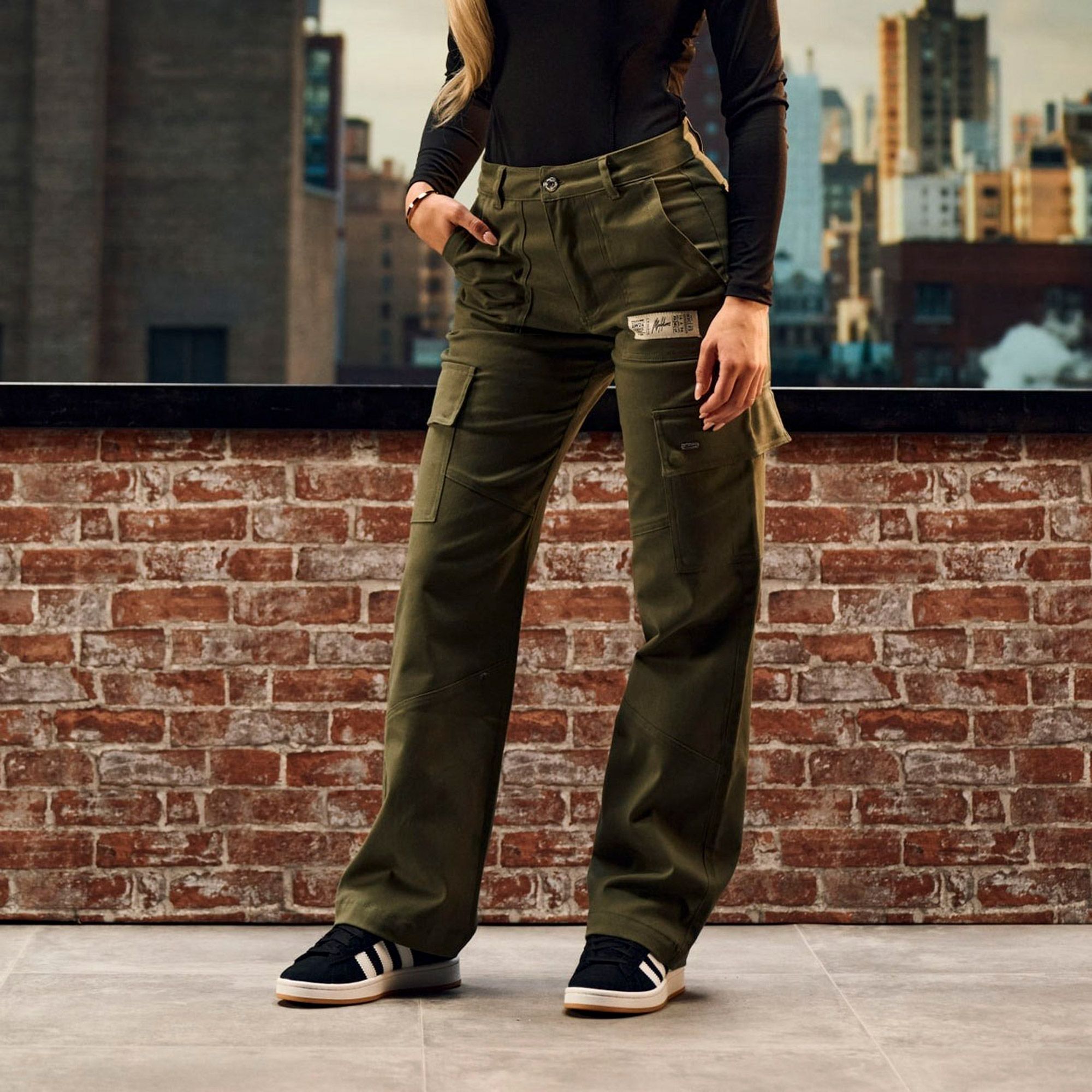Pantalon Malelions Straight Leg Cargo Femmes
