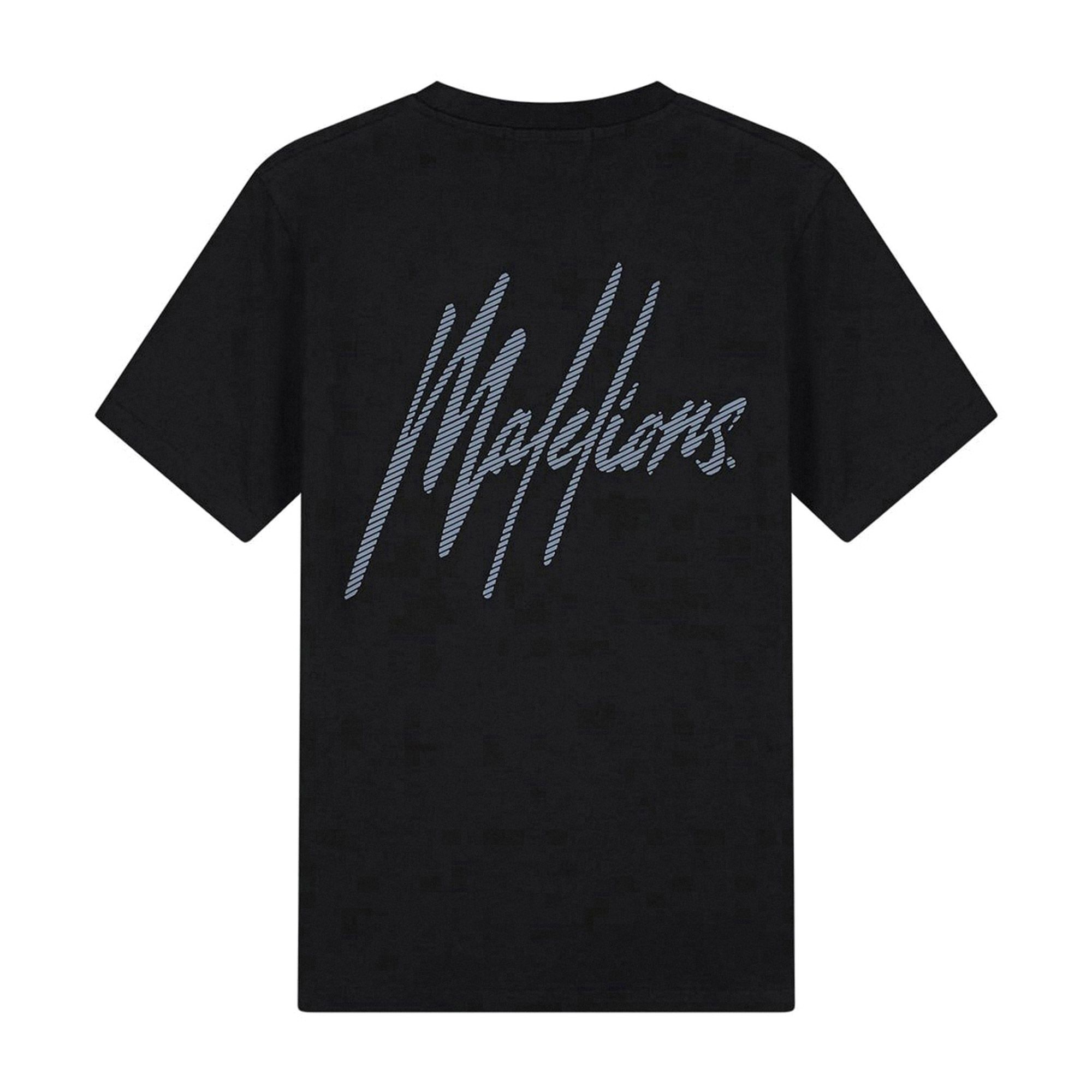 Malelions Striped Signature Shirt Heren
