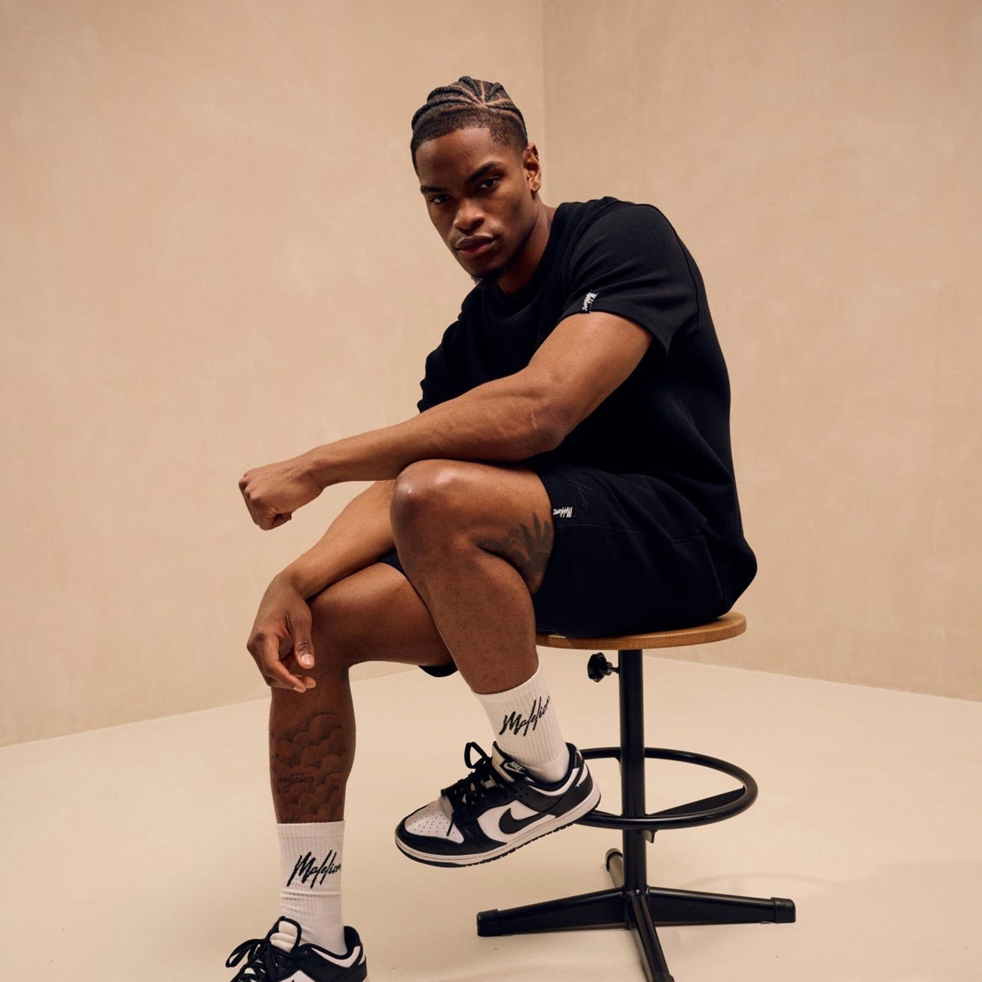 Malelions Signature Waffle Short Heren