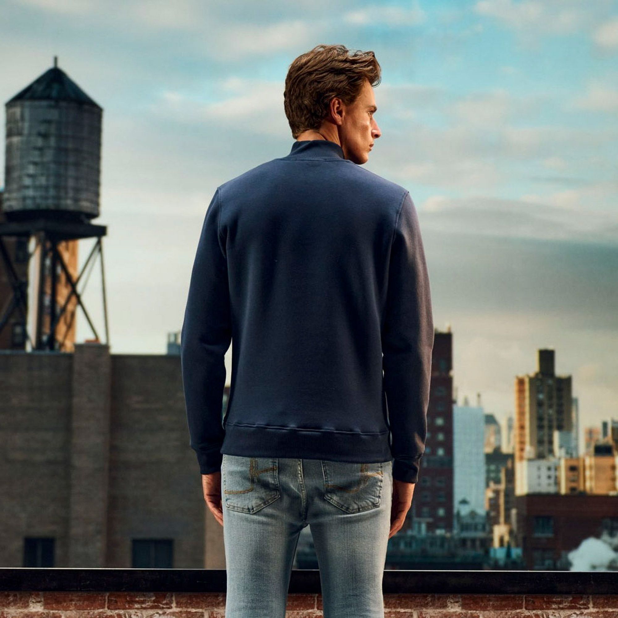 Malelions Turtle Half Zip Sweater Heren