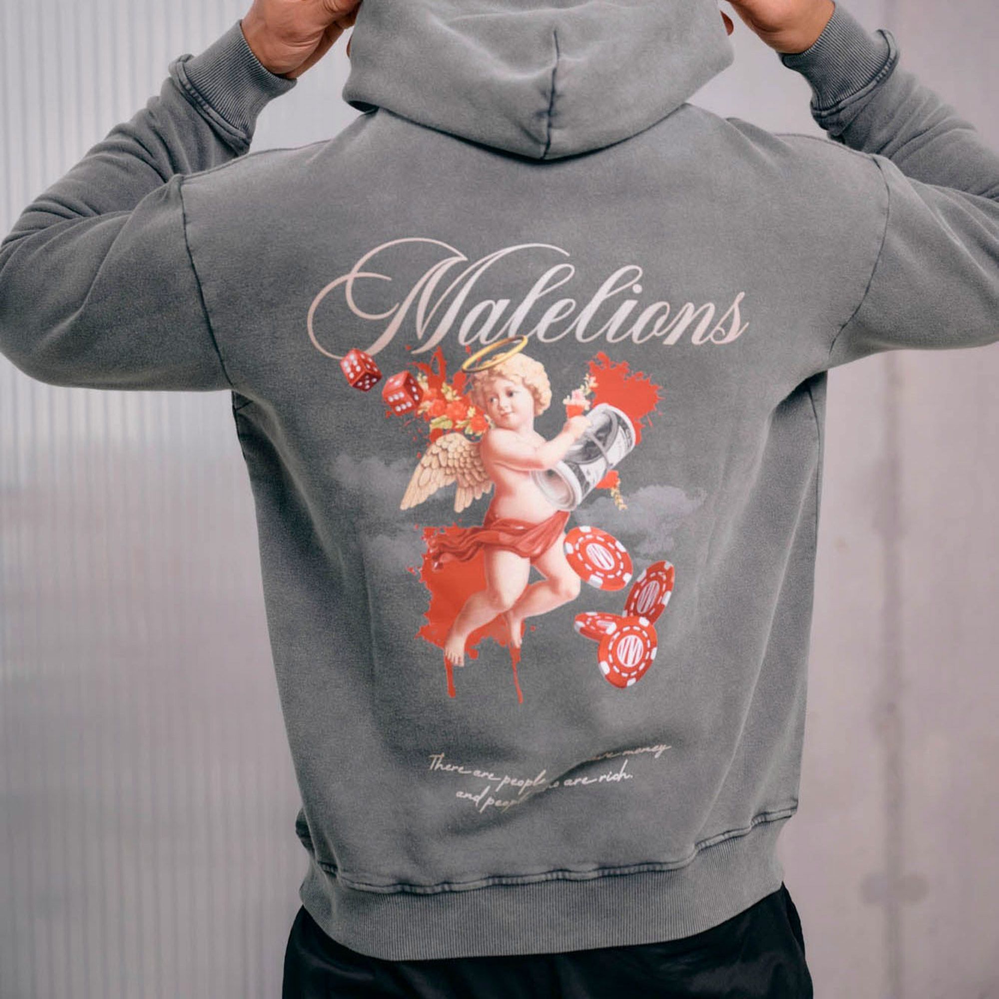 Malelions Angel Hoodie Heren