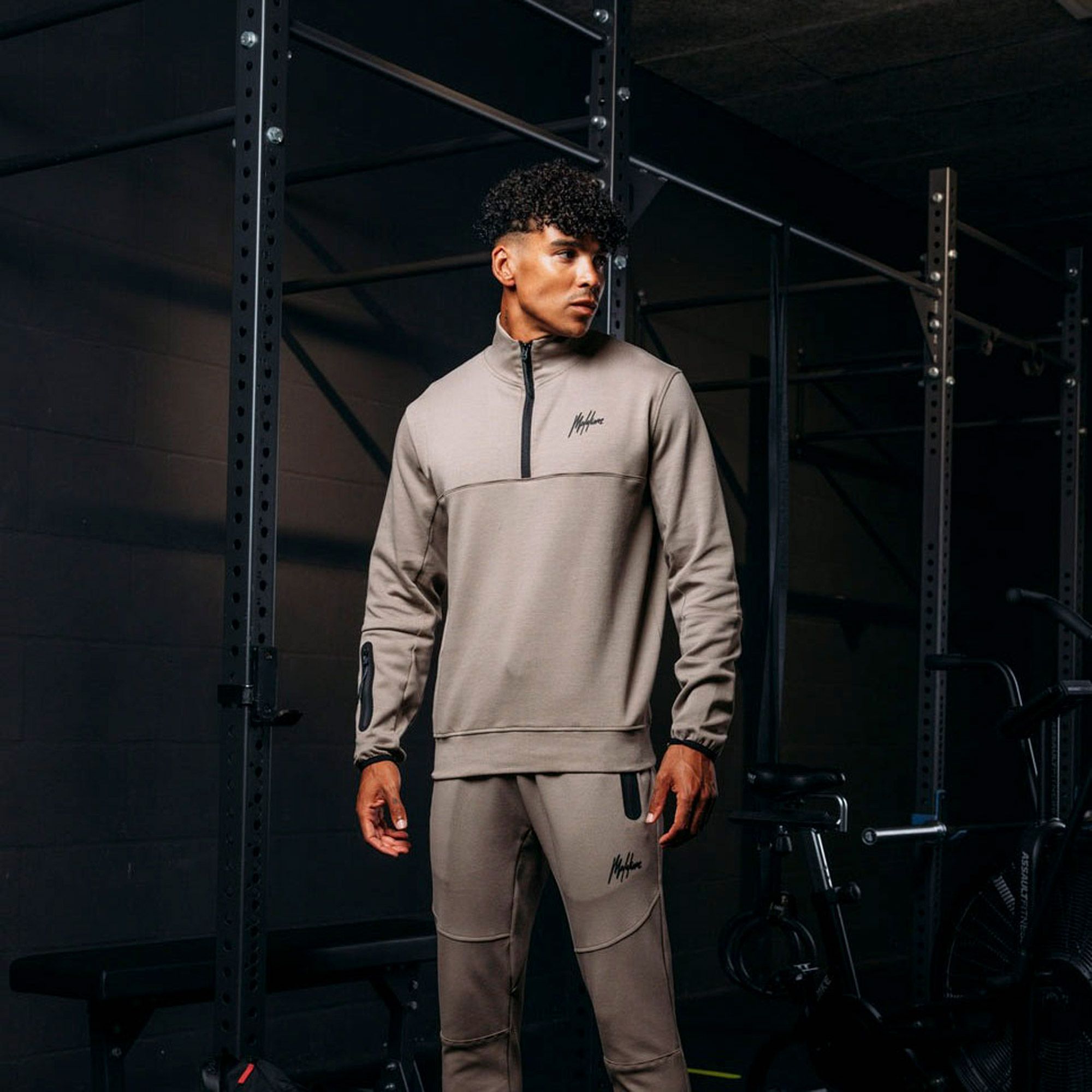 Malelions Sport Counter Half Zip Sweatshirt Heren