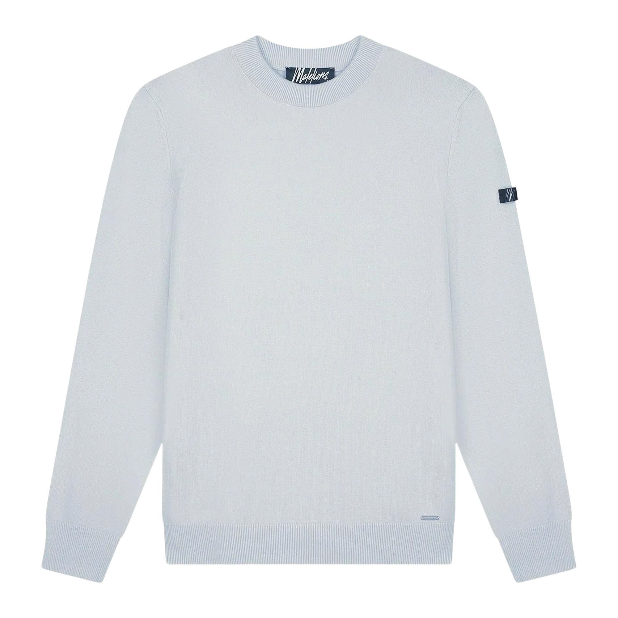 Malelions Knitted Crewneck Sweater Heren
