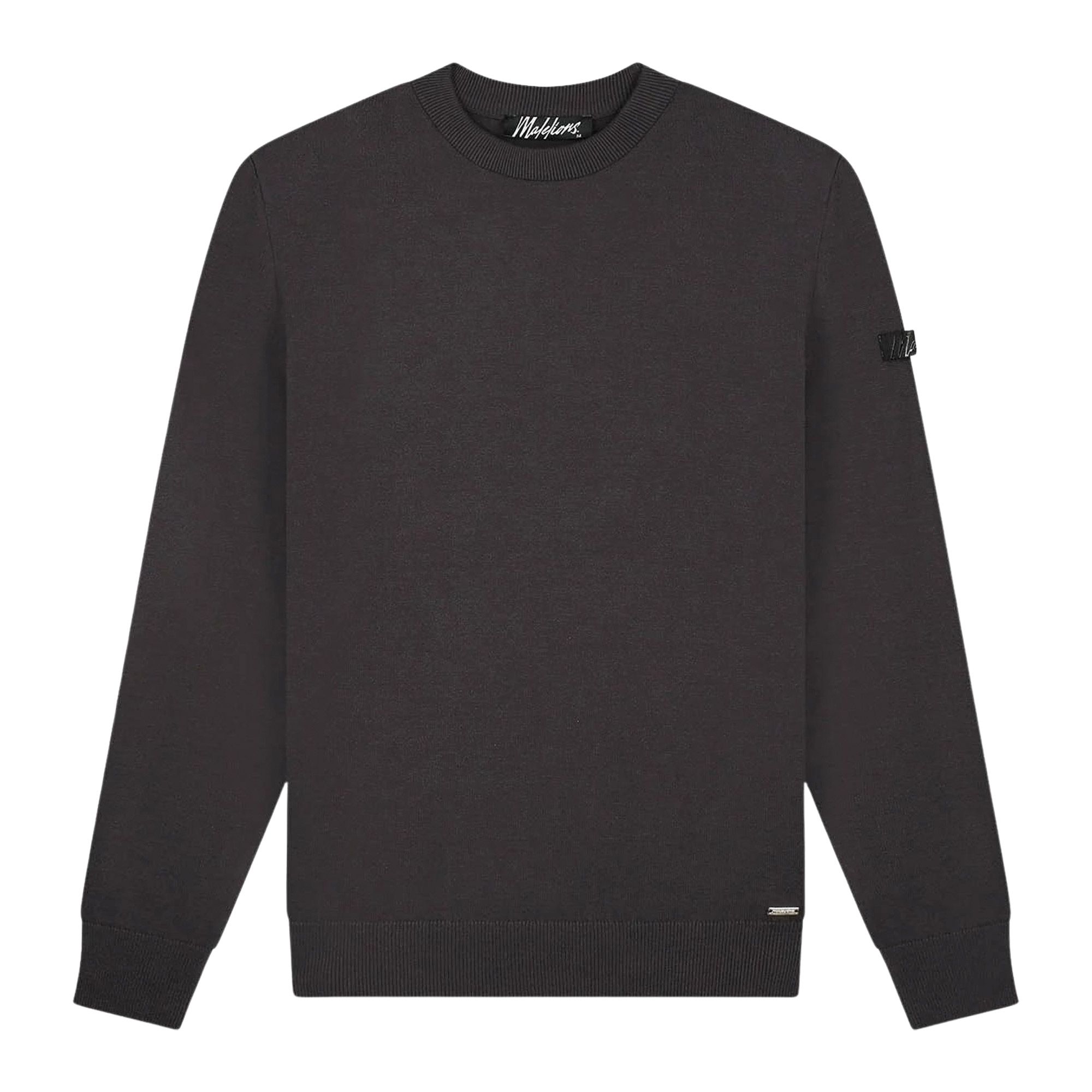 Malelions Knitted Crewneck Sweater Heren