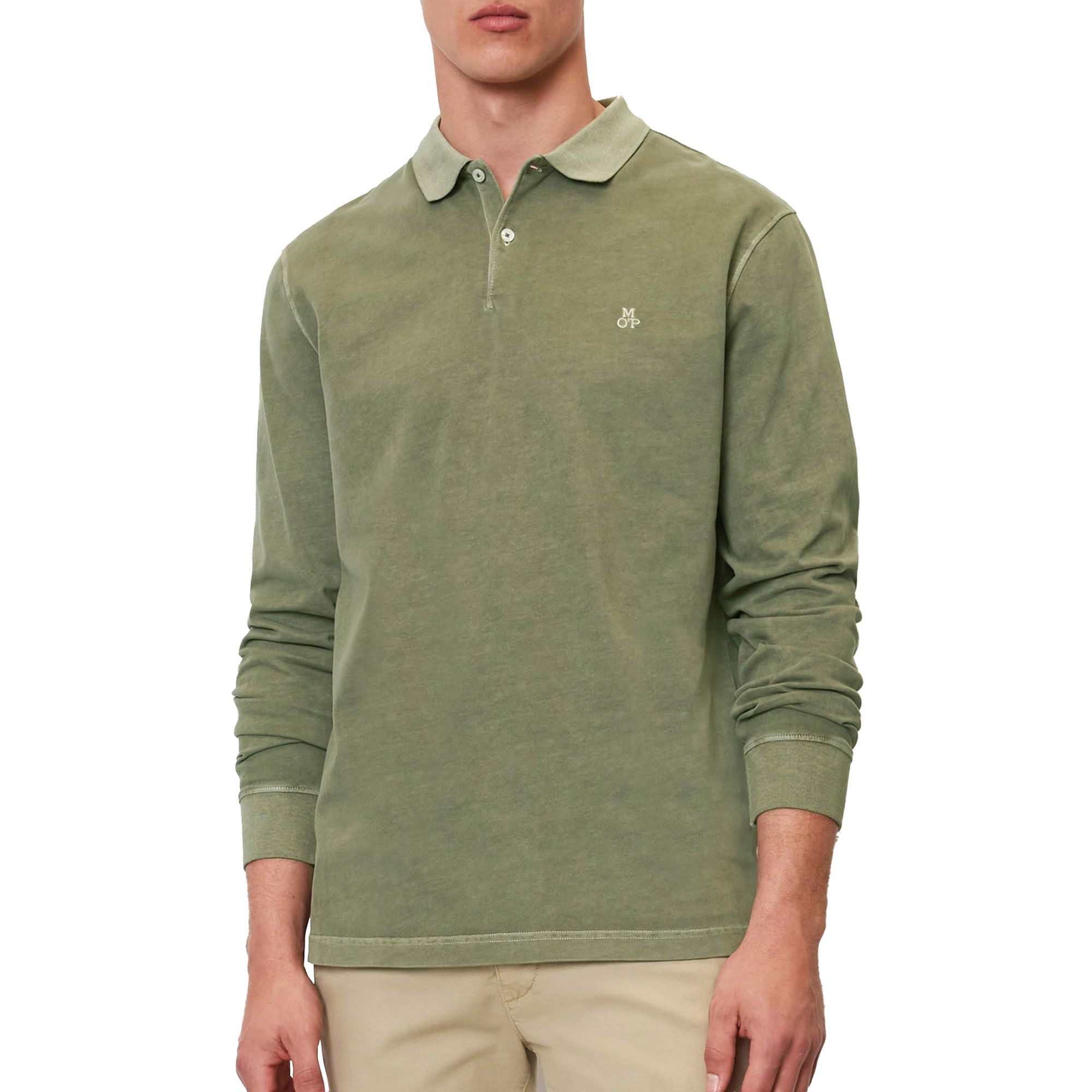 Marc O'Polo Organic Longsleeve Polo Heren