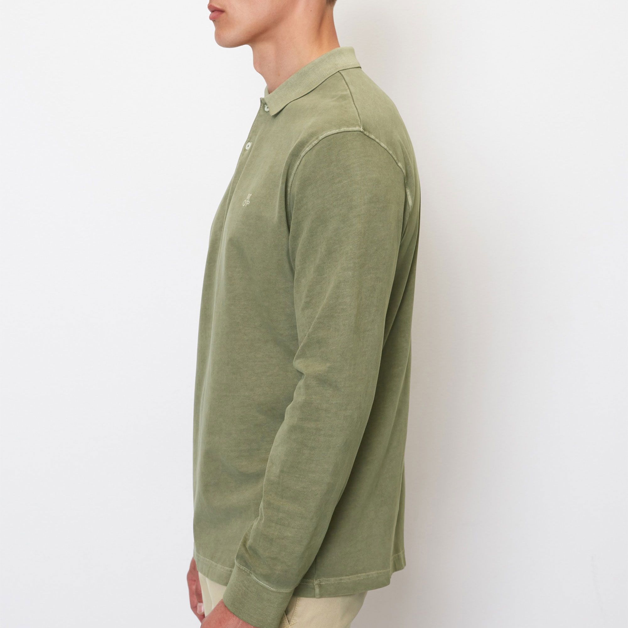 Marc O'Polo Organic Longsleeve Polo Heren