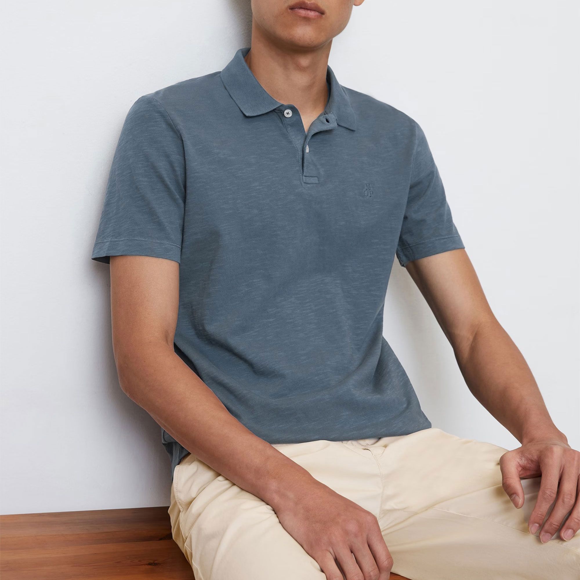 Marc O'Polo Slub Jersey Piqué Polo Heren