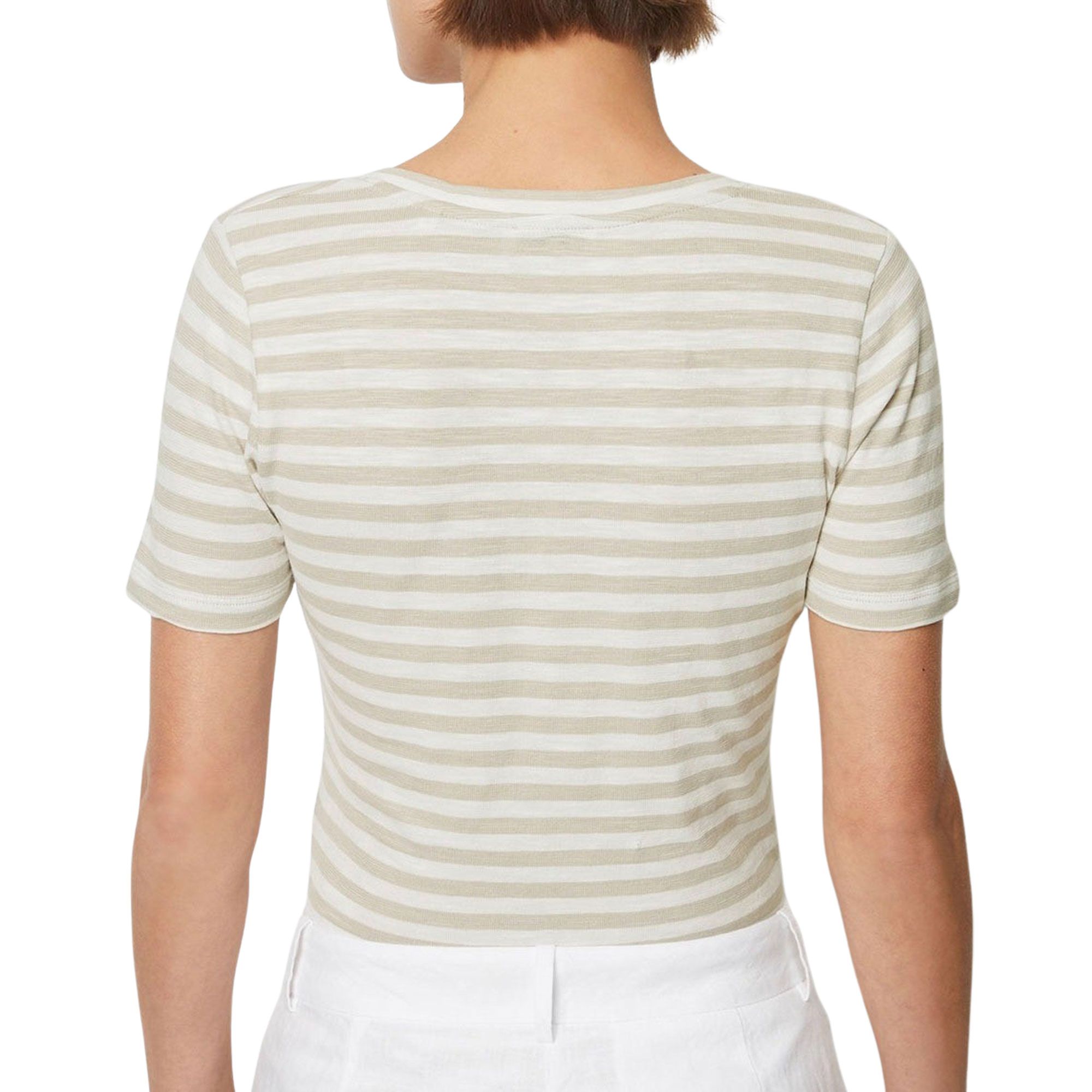 Marc O'Polo Striped V-neck Shirt Dames