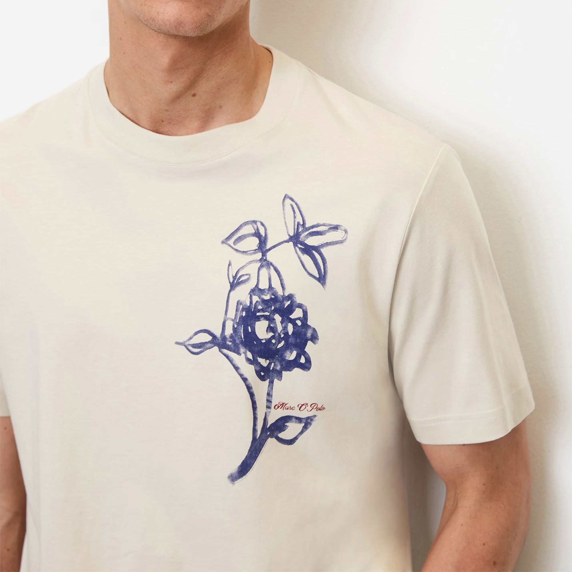 Marc O'Polo Flower Print Shirt Heren