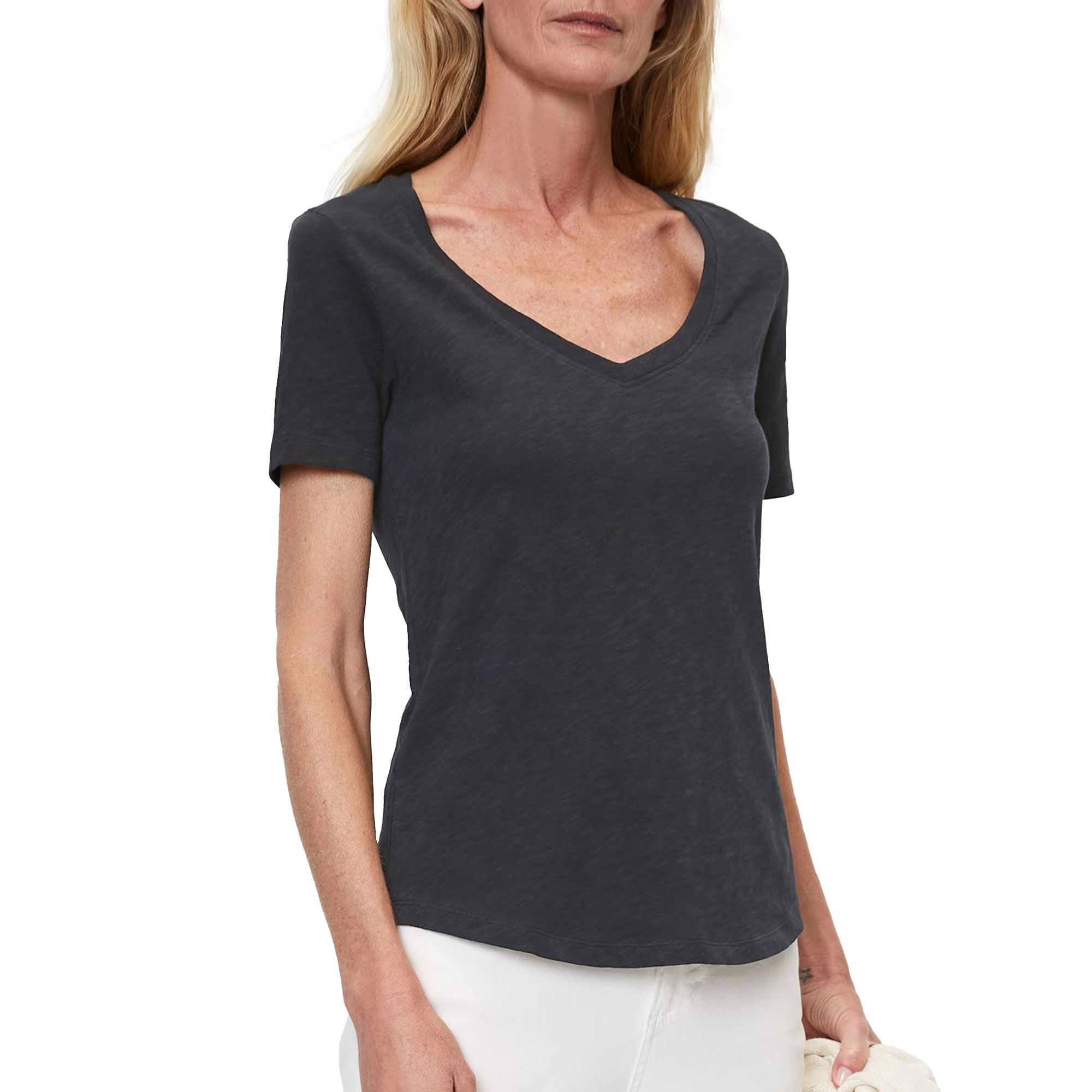 Marc O'Polo Regular V-neck Shirt Dames