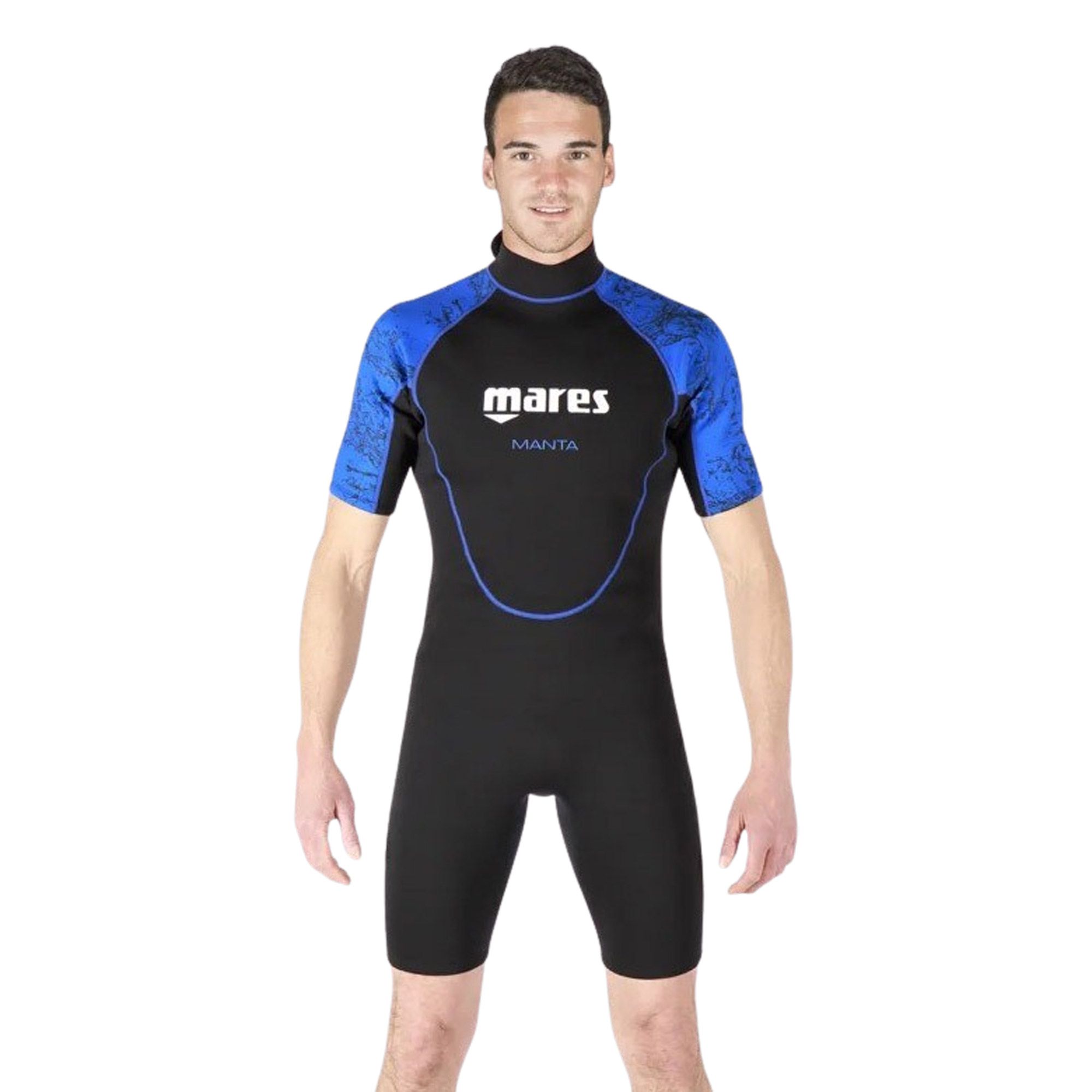 Mares Manta 2,2mm Back Zip Shorty Wetsuit Heren
