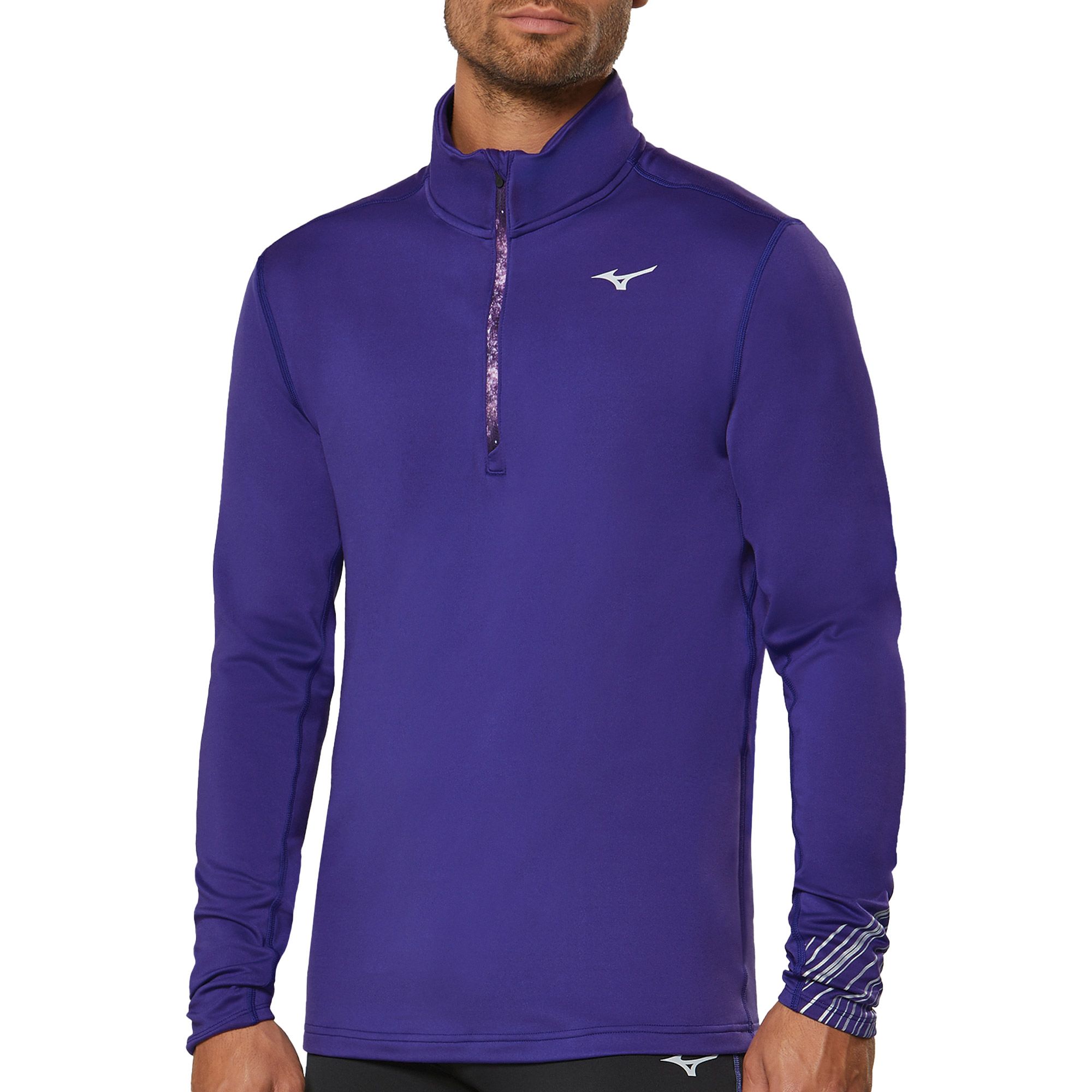 Mizuno Warmalite HZ Longsleeve Hardloopshirt Heren