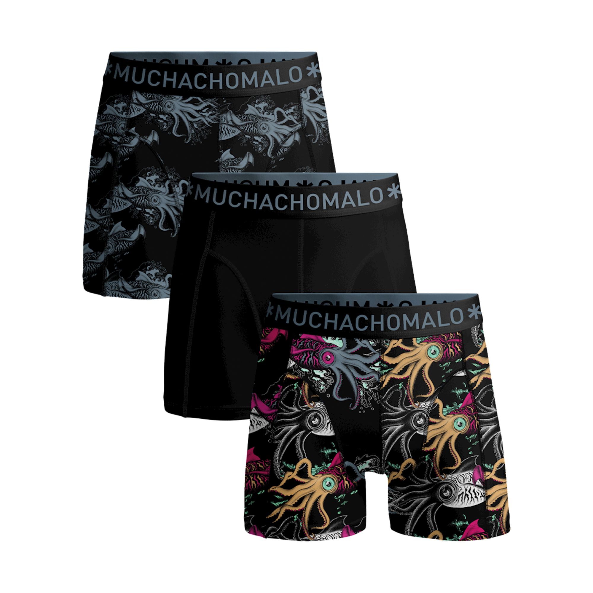 Muchachomalo Calamari Boxershorts Heren (3-pack)