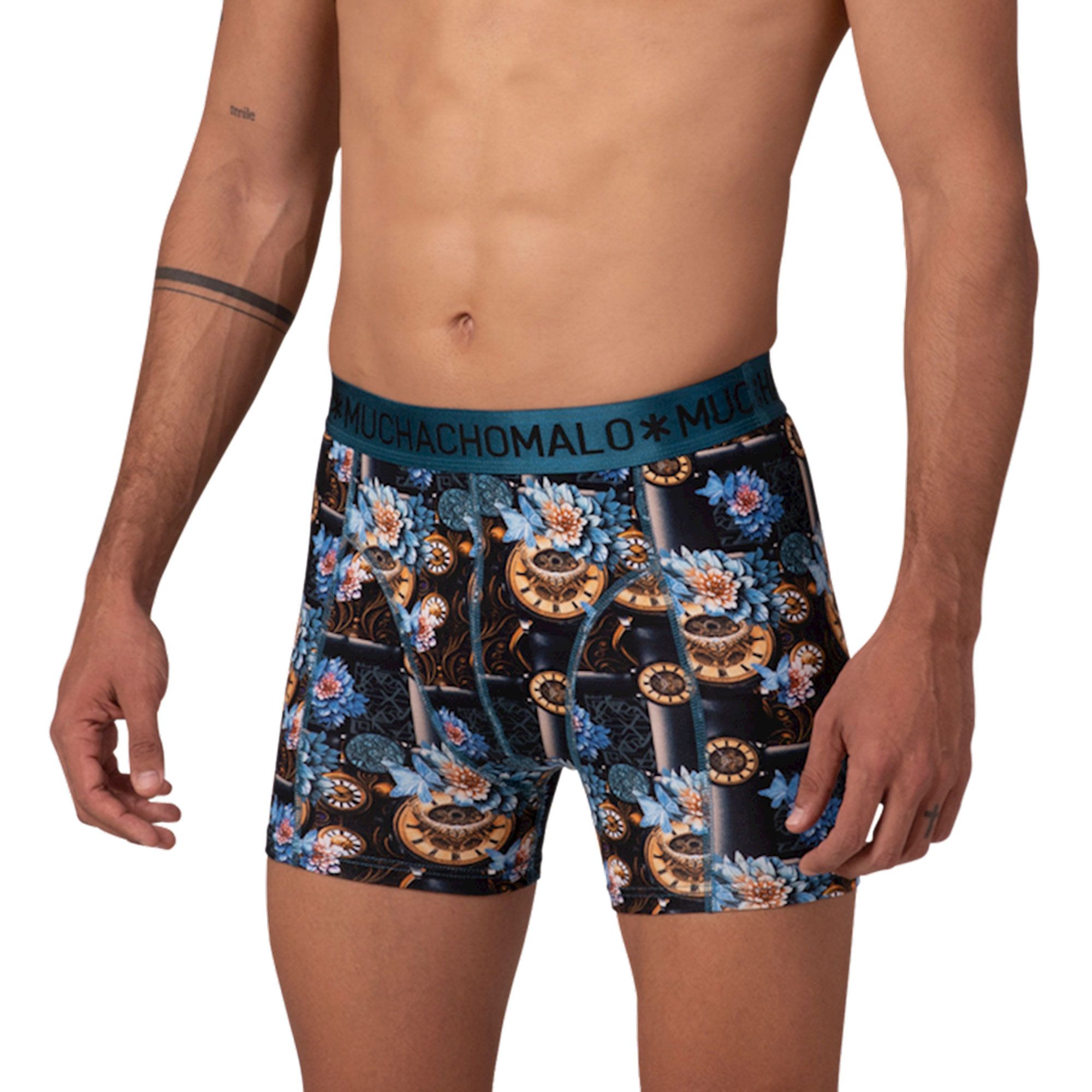 Muchachomalo Golden Solid Boxershorts Heren (12-pack)