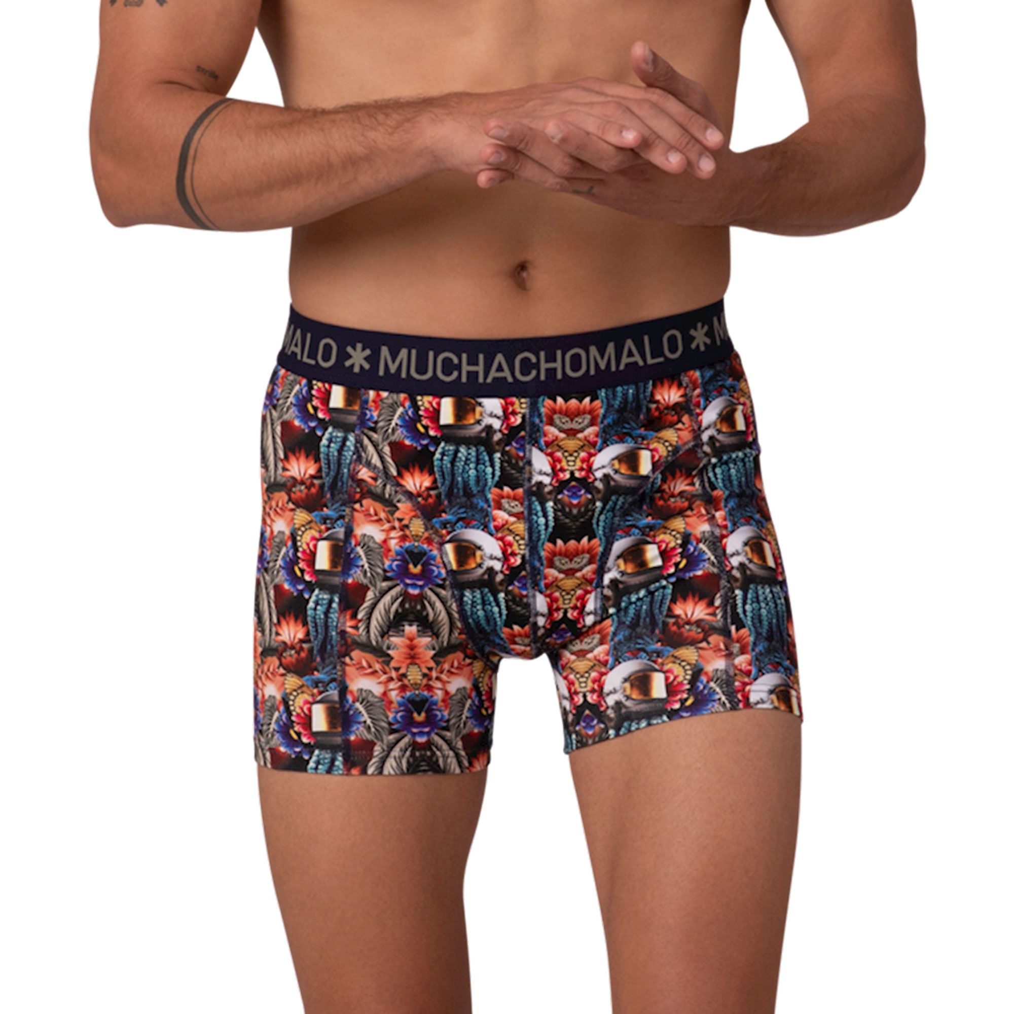 Muchachomalo Golden Solid Boxershorts Heren (12-pack)