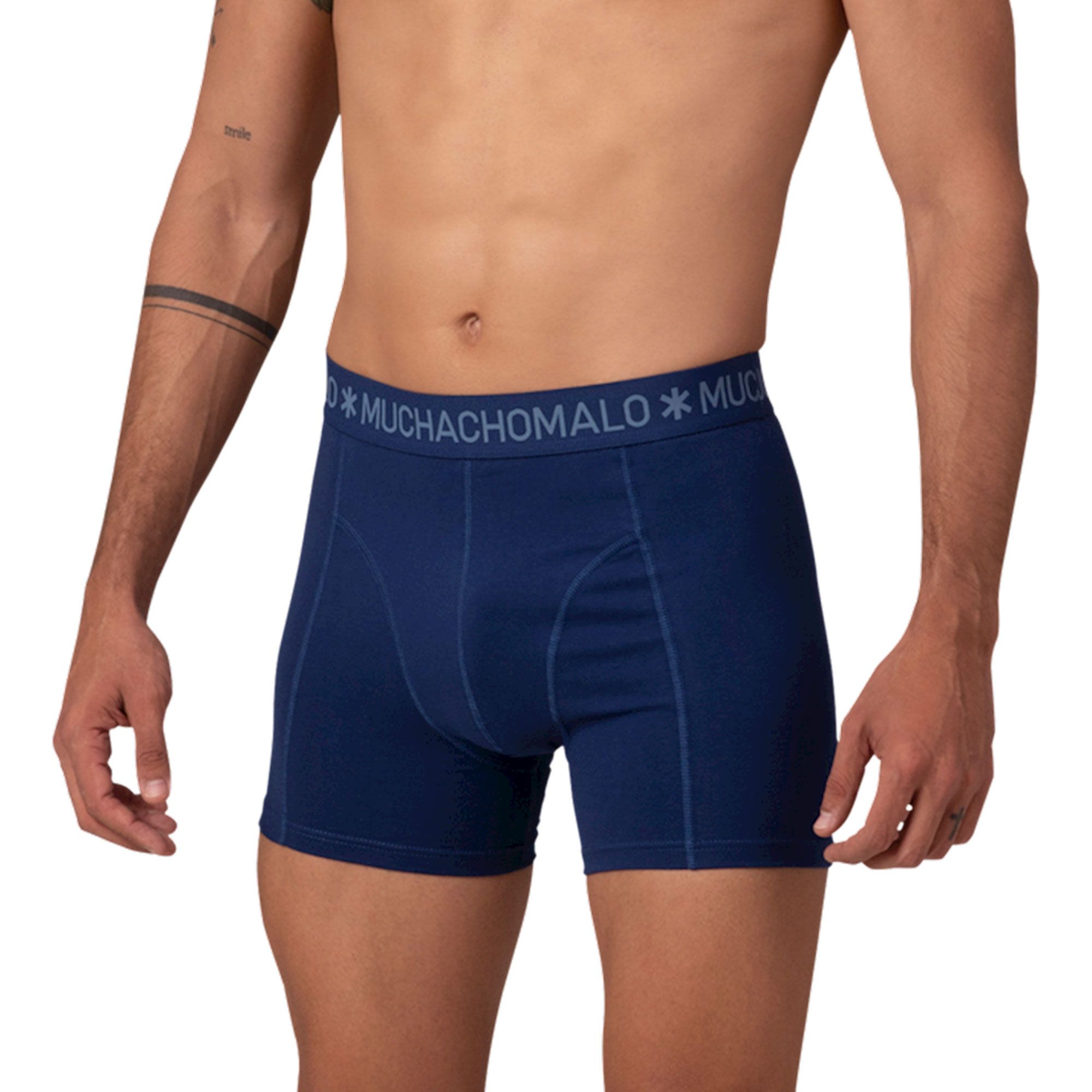 Muchachomalo Golden Solid Boxershorts Heren (12-pack)