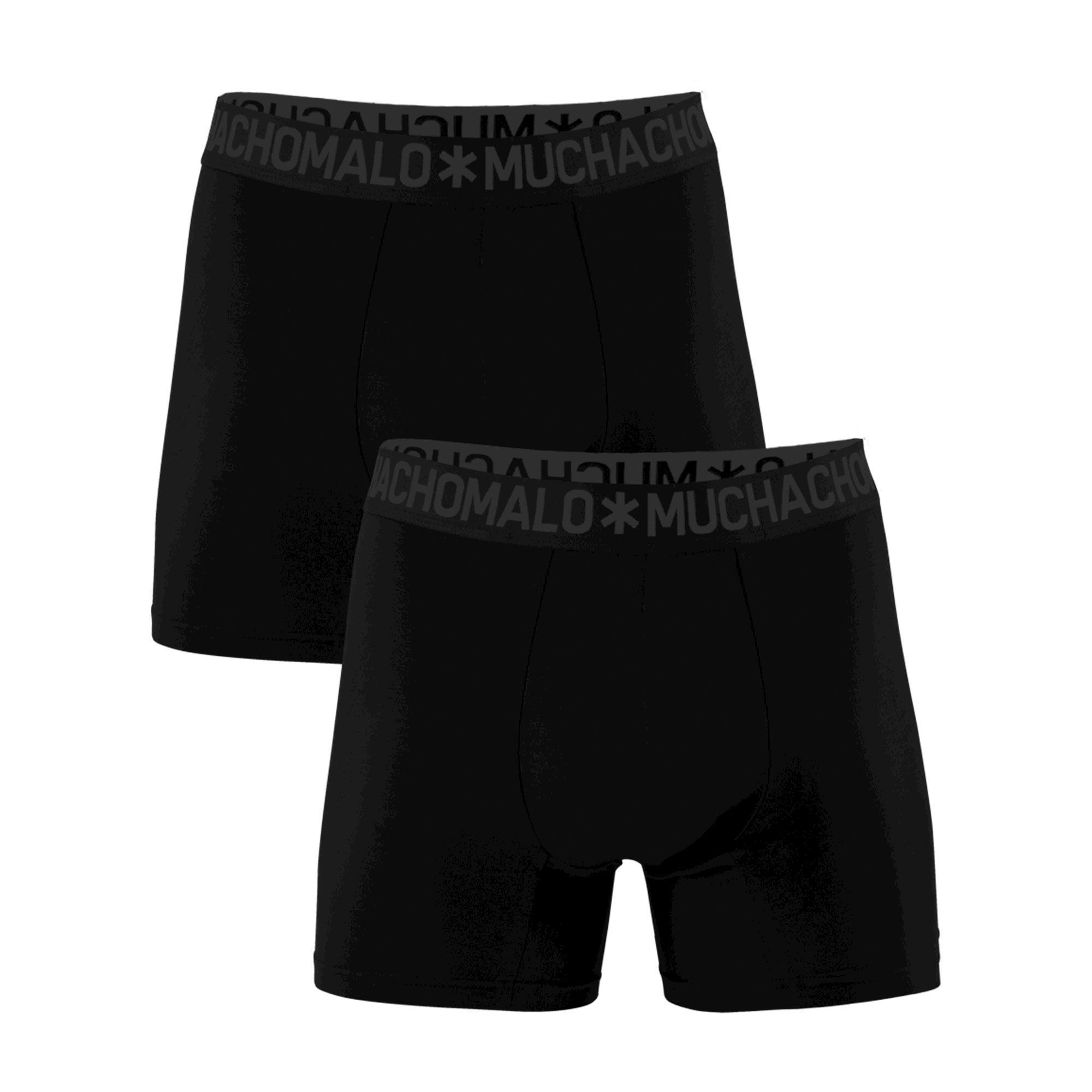 Muchachomalo Bamboo Solid Boxershorts Heren (2-pack)