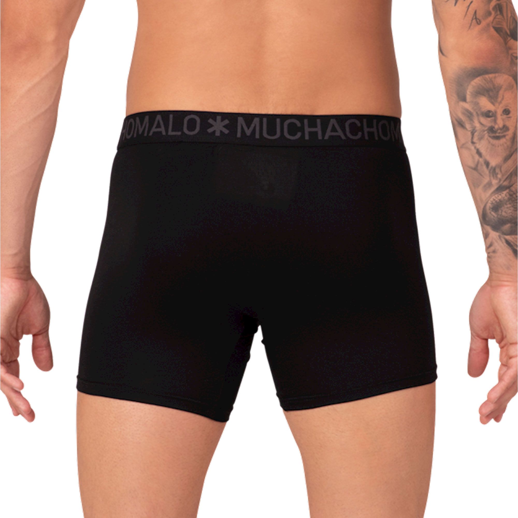 Muchachomalo Bamboo Solid Boxershorts Heren (2-pack)