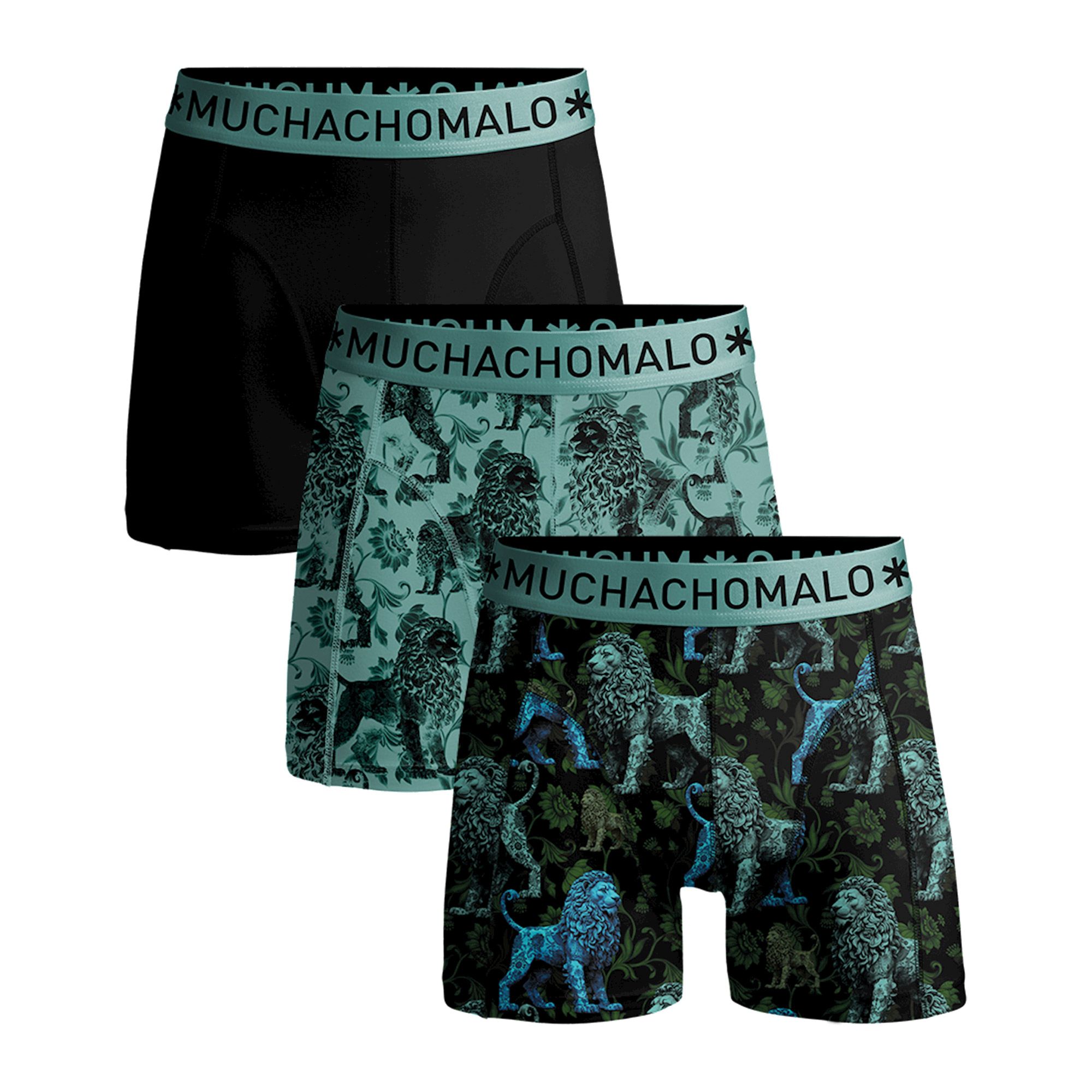 Muchachomalo Delft Lion Boxershorts Heren (3-pack)