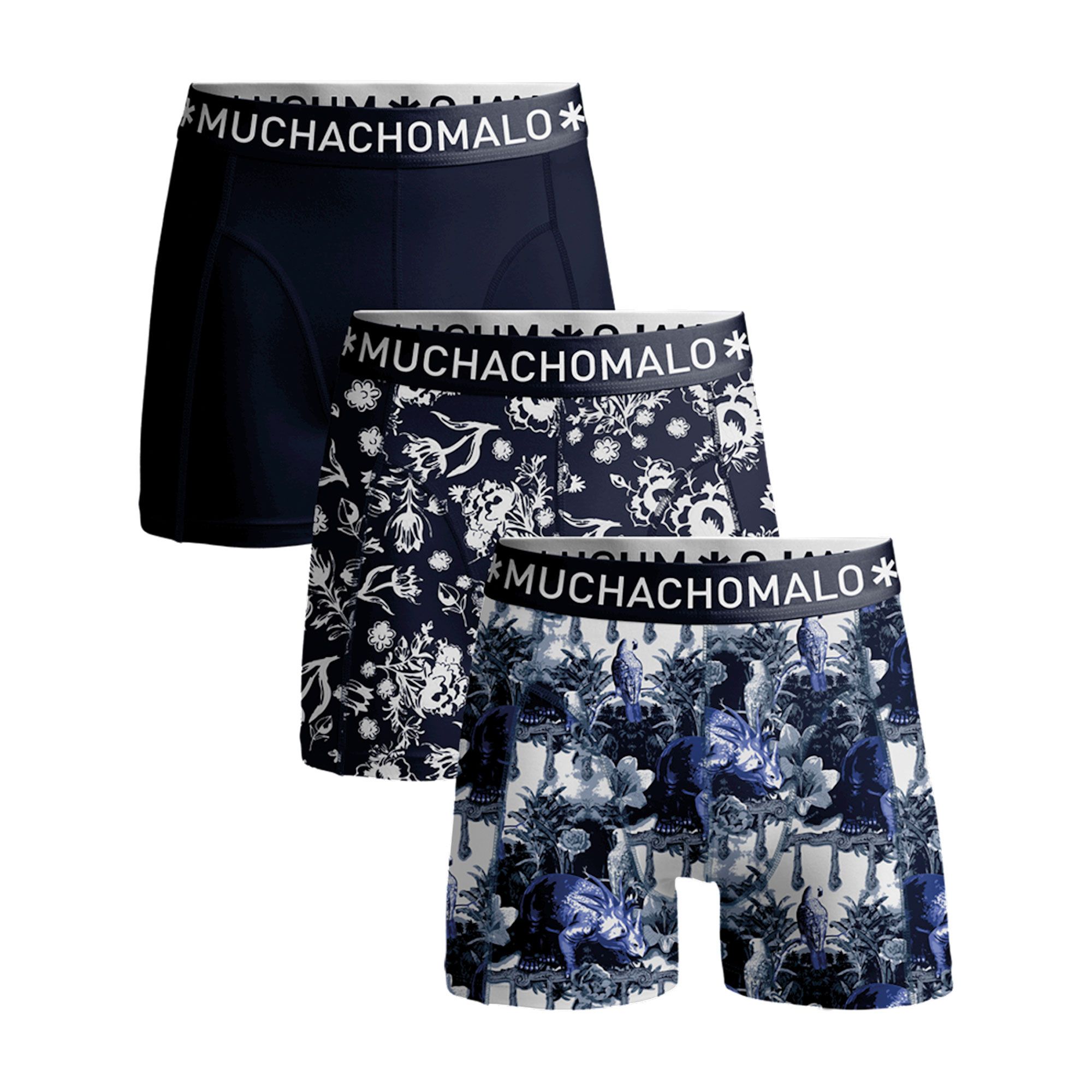 Muchachomalo Floraldino Boxershorts Heren (3-pack)