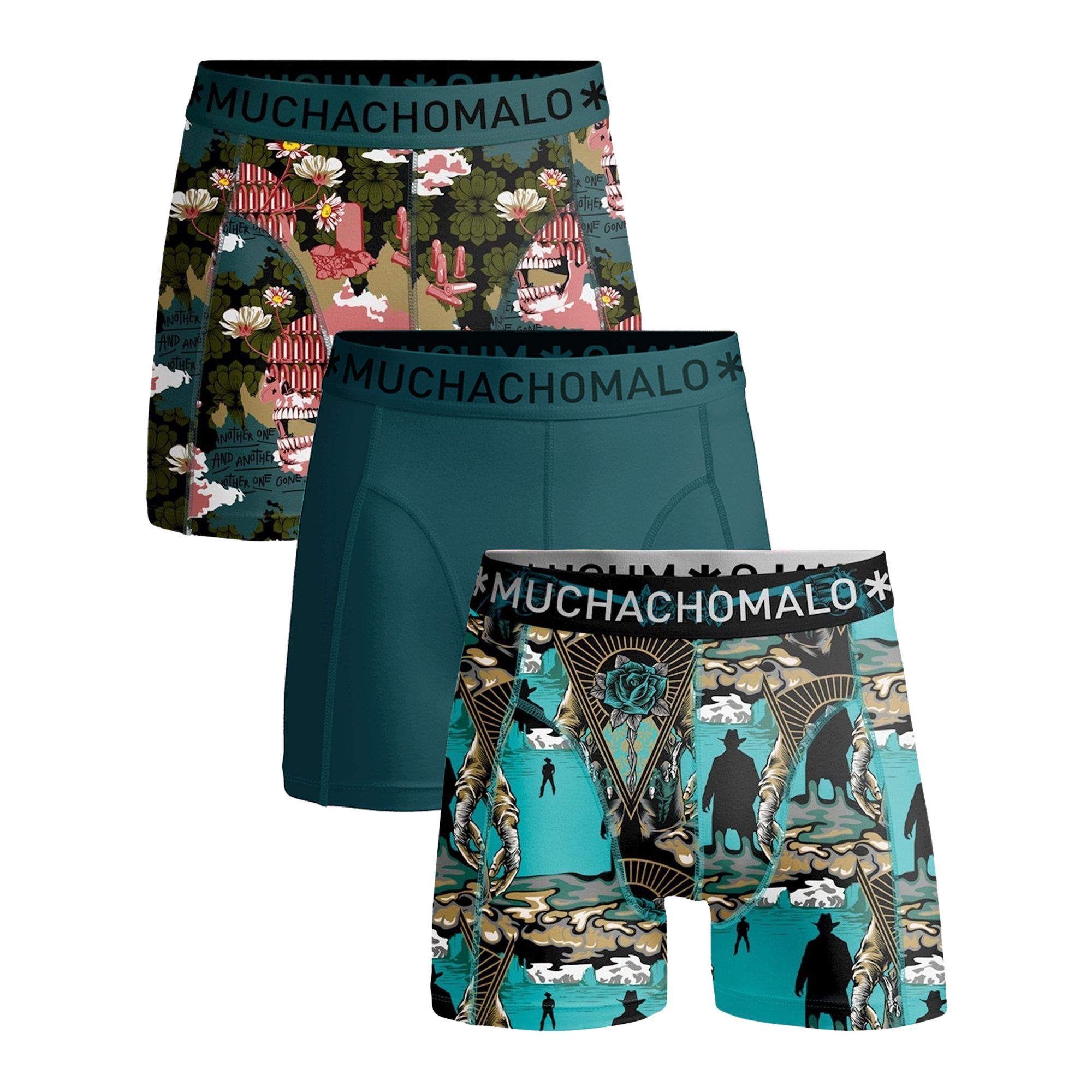 Muchachomalo Another One Bites The Dust Boxershorts Heren (3-pack)