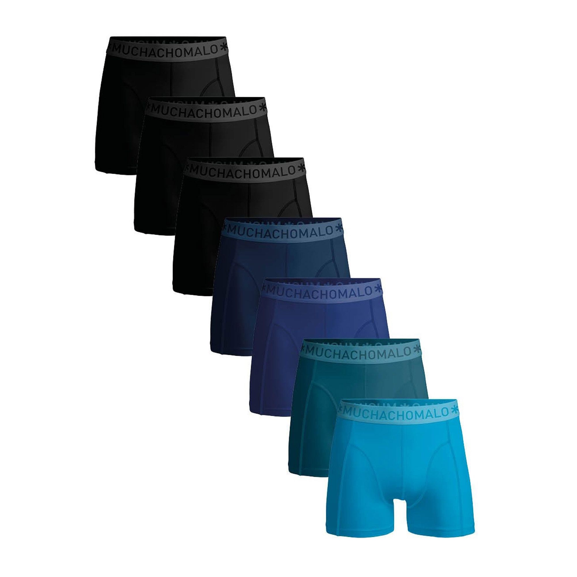Muchachomalo Solid Boxers Heren (7-pack)
