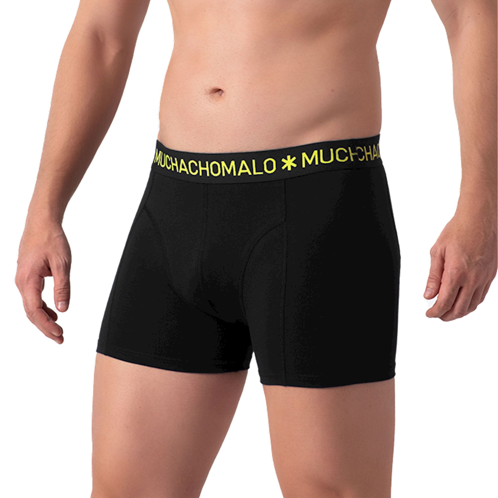Muchachomalo boxershorts, heren boxers normale lengte (3-pack), Print/solid