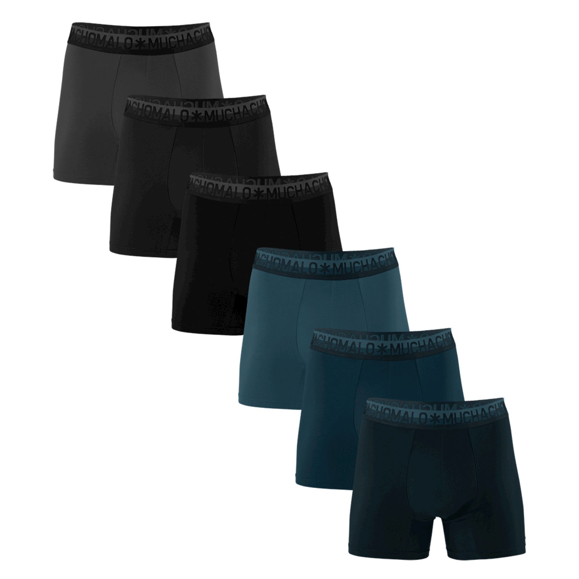 Muchachomalo Solid Boxers Heren (6-pack)
