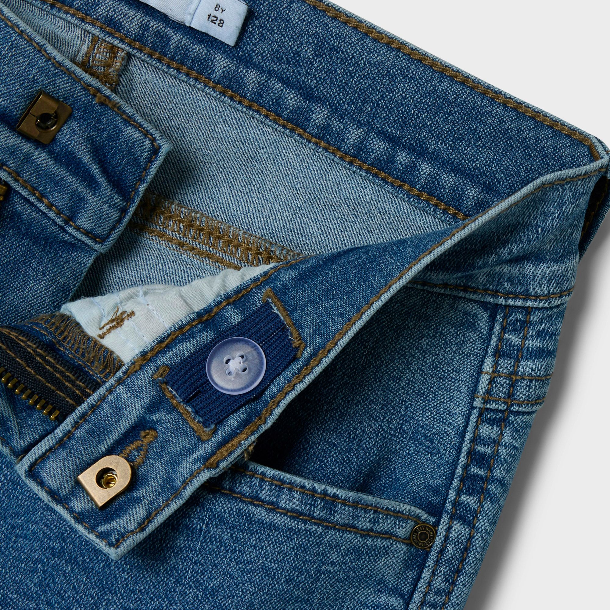 NAME IT MINI skinny jeans NMFPOLLY medium blue denim