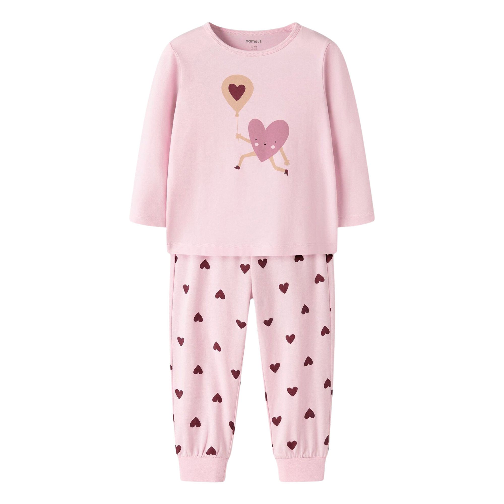 Name It Cutie Heart Nacht Set Pyjama Meisjes