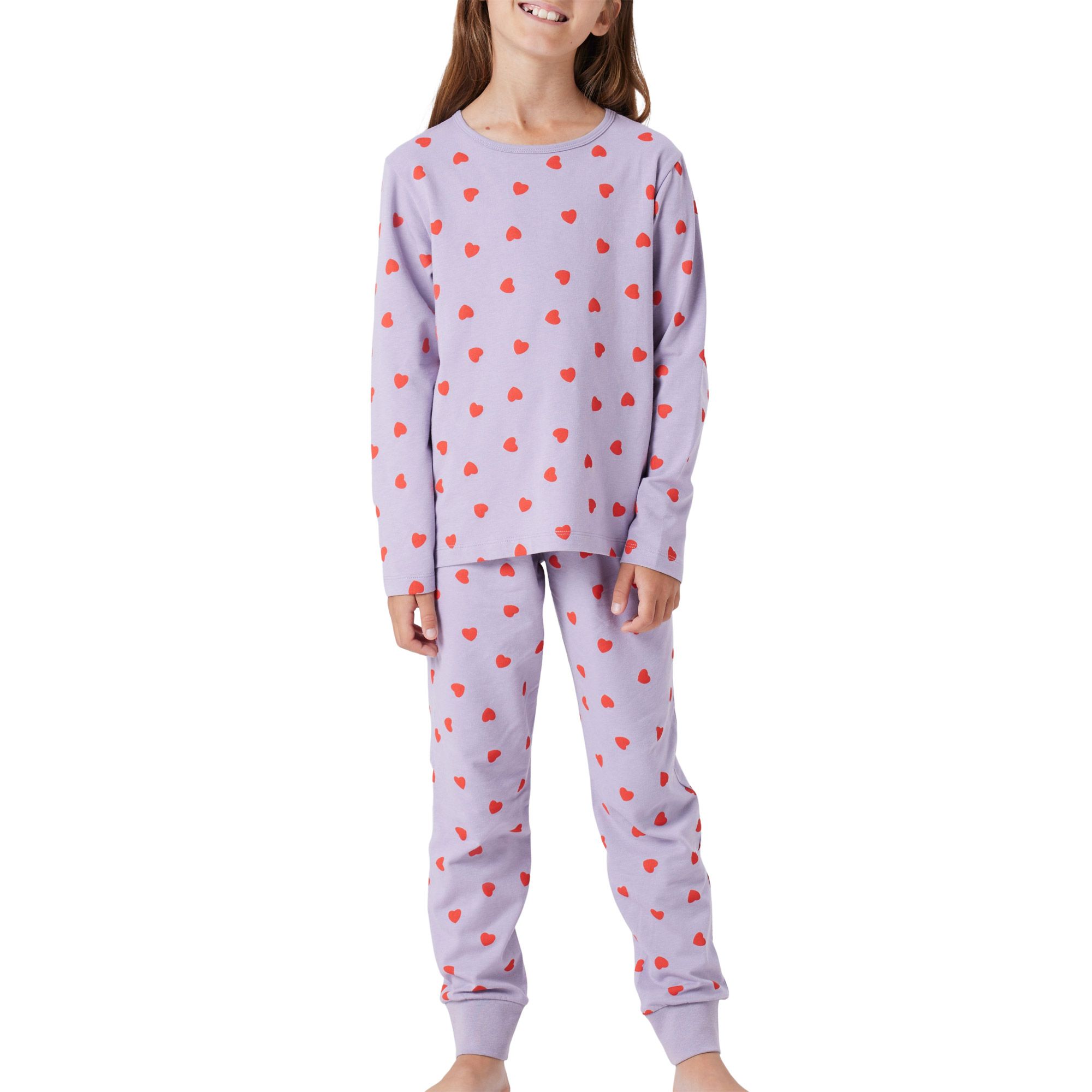 Name It Lavender Hearts Pyjama Meisjes
