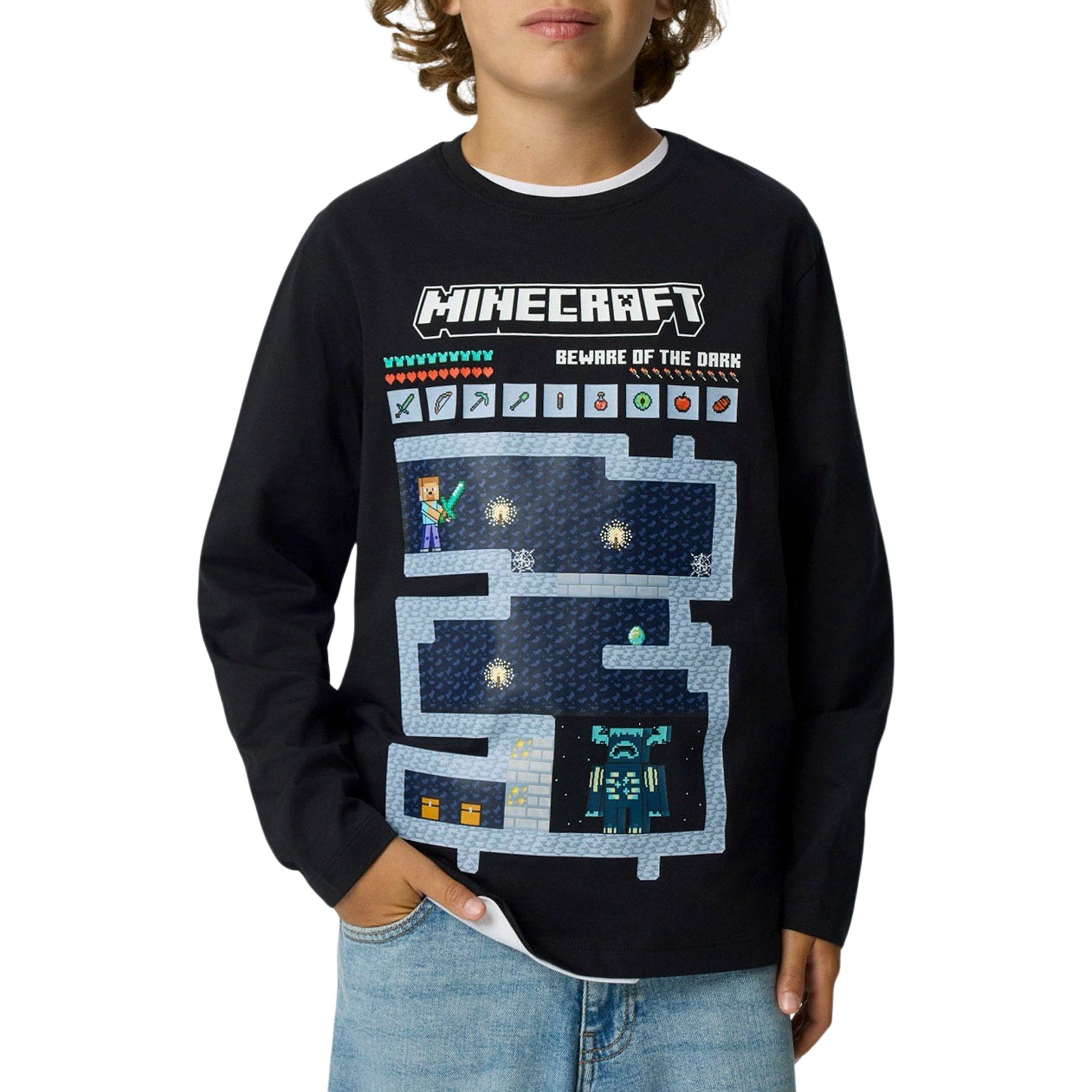 Name It Minecraft LS Shirt Jongens