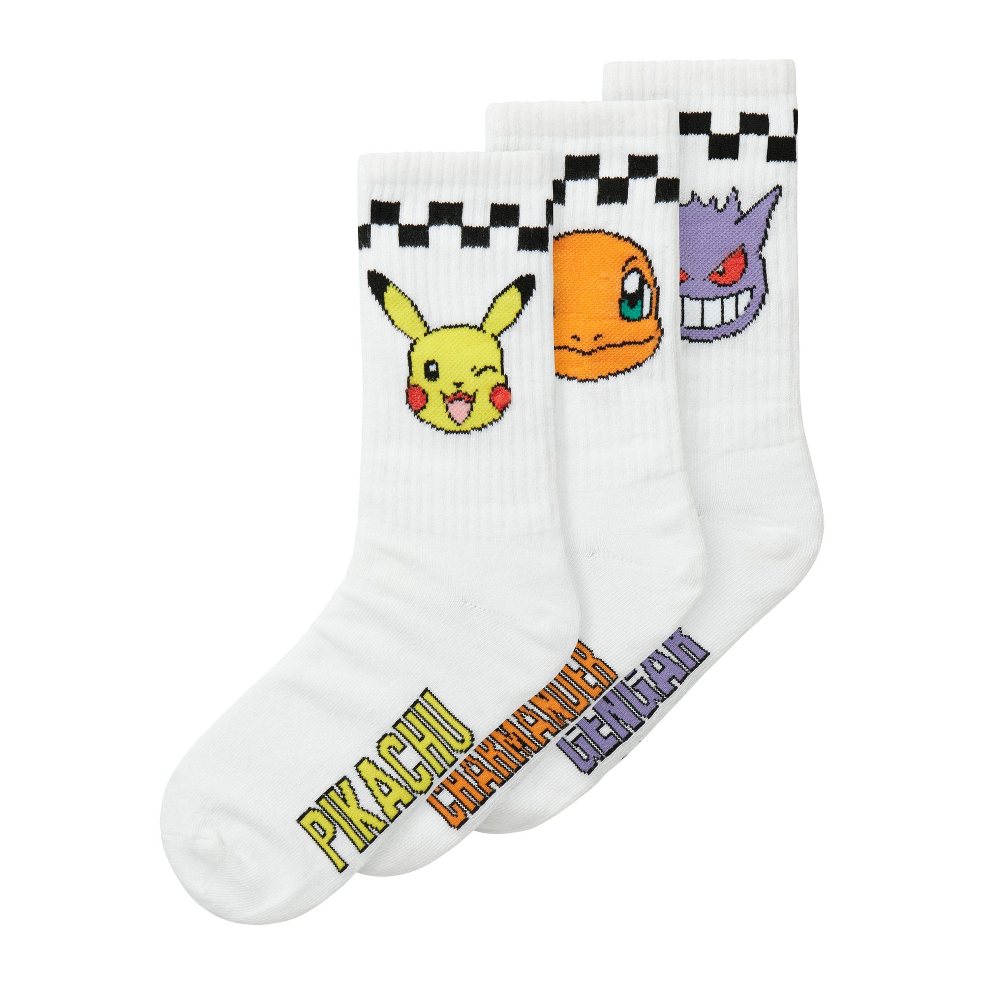 Name It Pokemon Tennis Sokken (3-pack) Junior