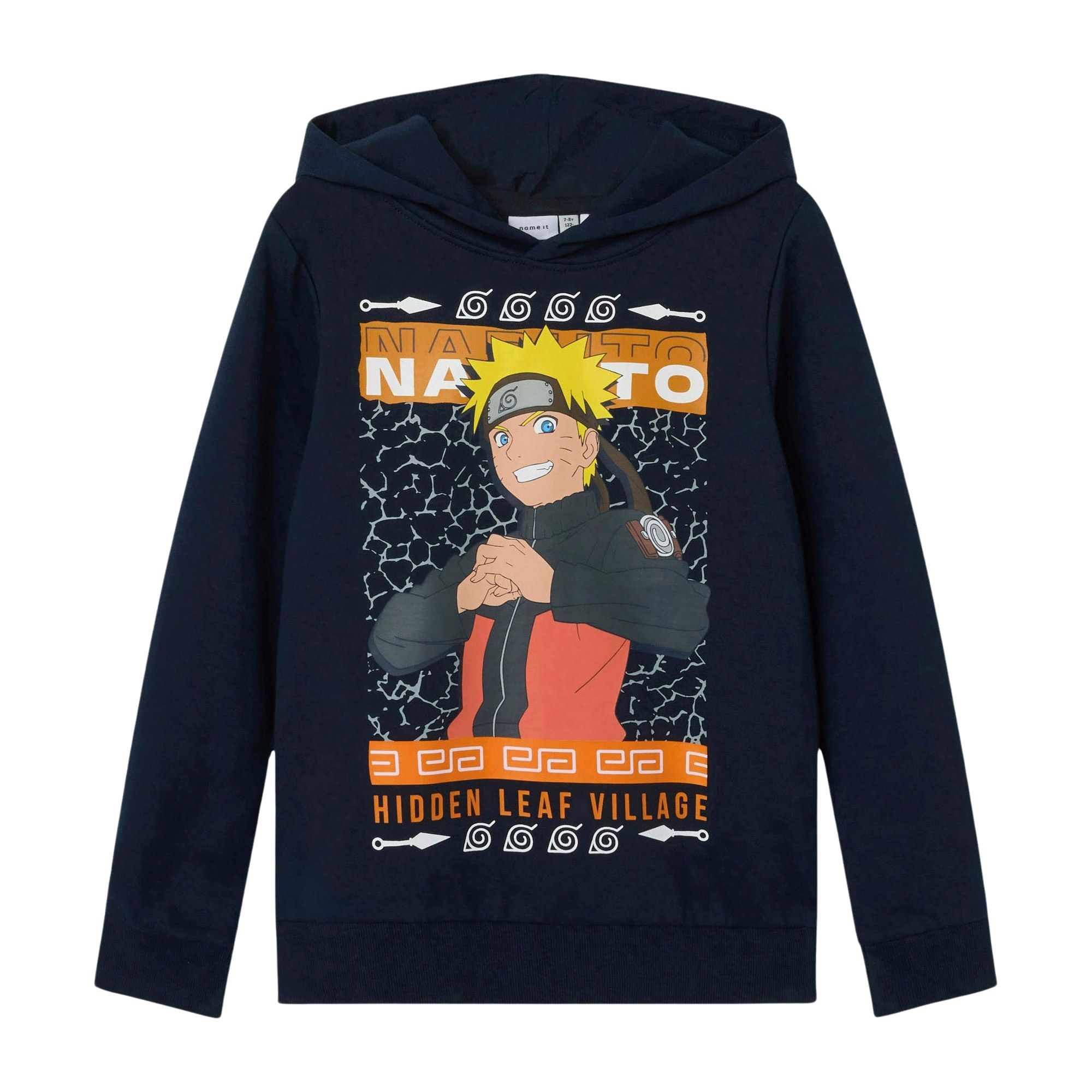 Sweat En Molleton 'Naruto' - Rouge - Ado Garçon - 10.00