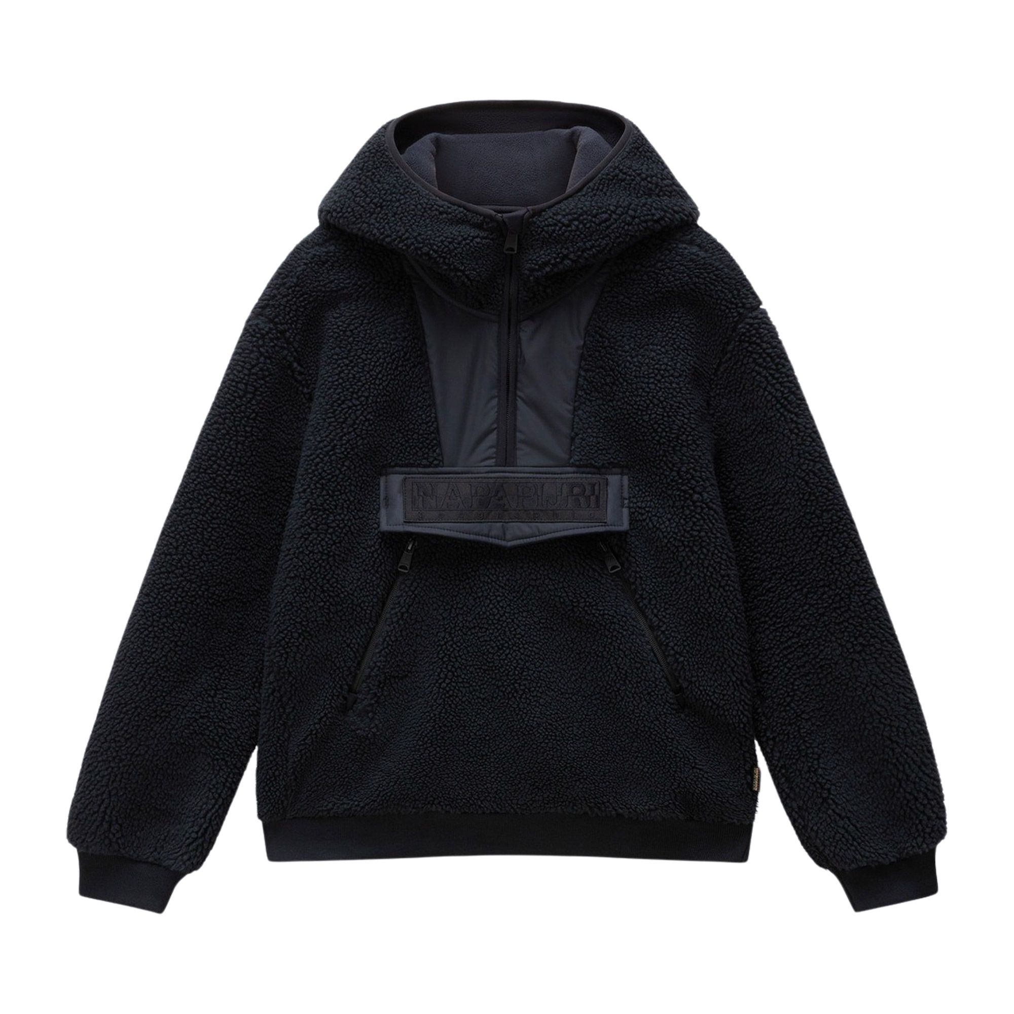 Napapijri Seline Half-Zip Hooded Fleece Sweater Women
