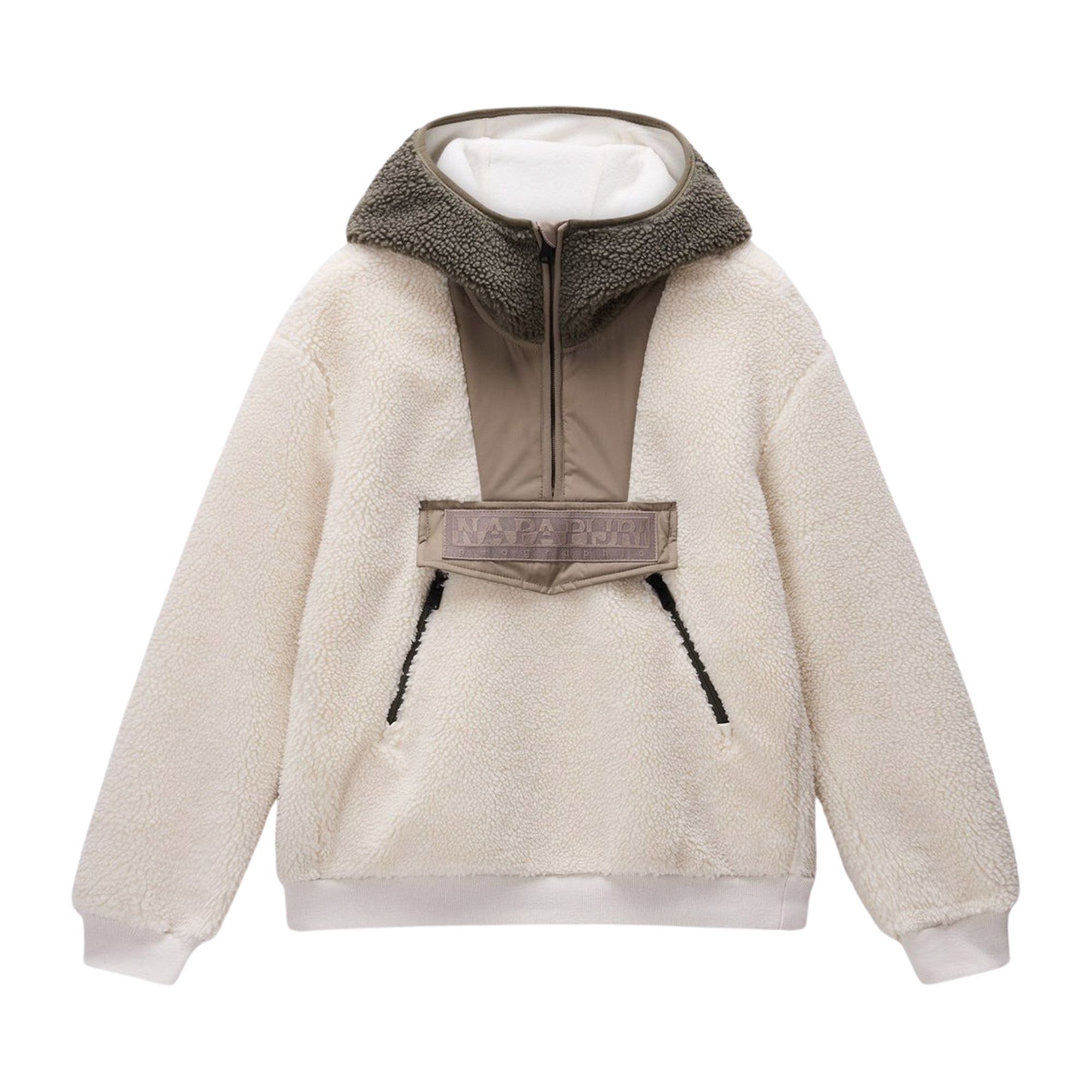 Napapijri Seline Half-Zip Hooded Fleece Sweater Dames