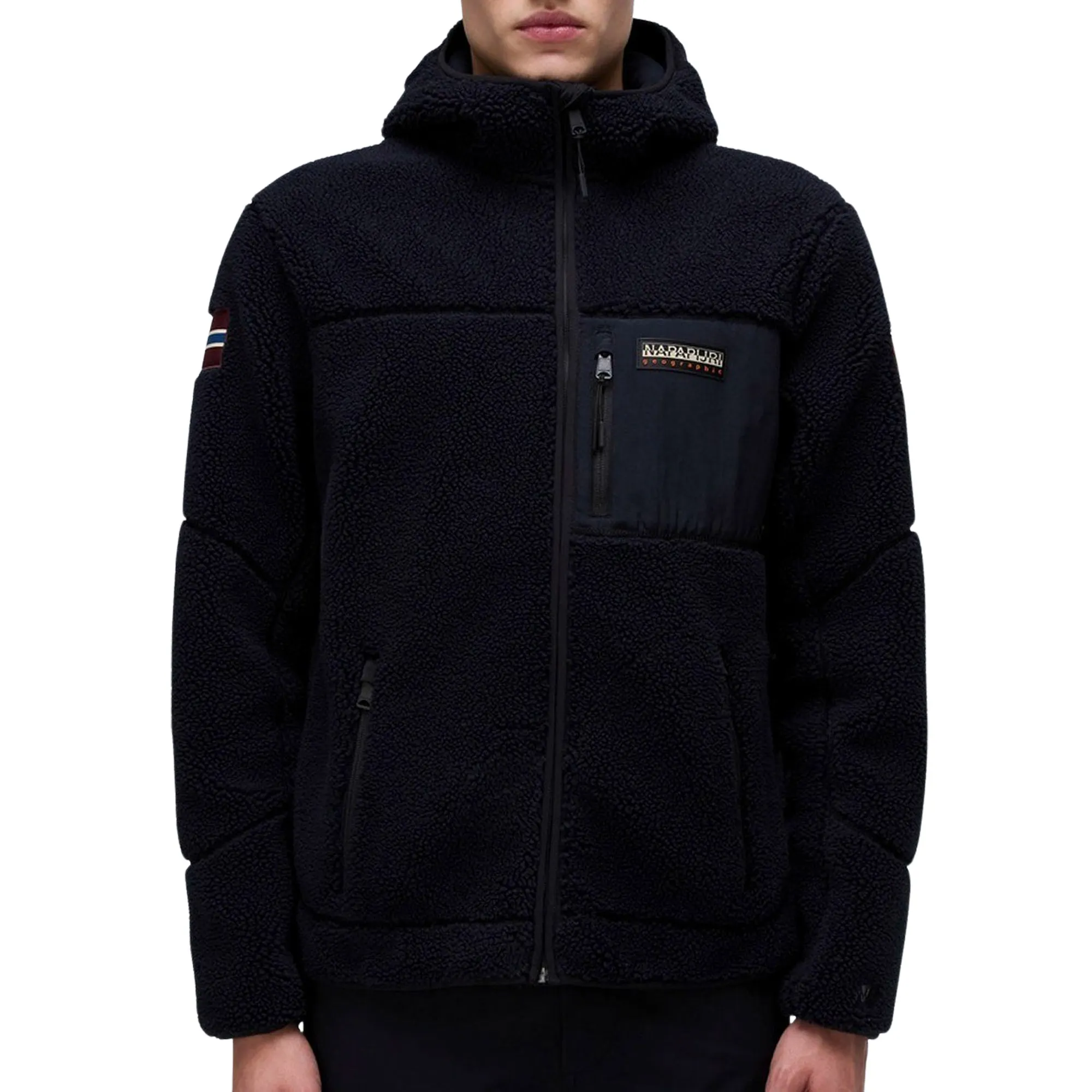 Napapijri Yupik Full-Zip Hooded Fleecejas Heren