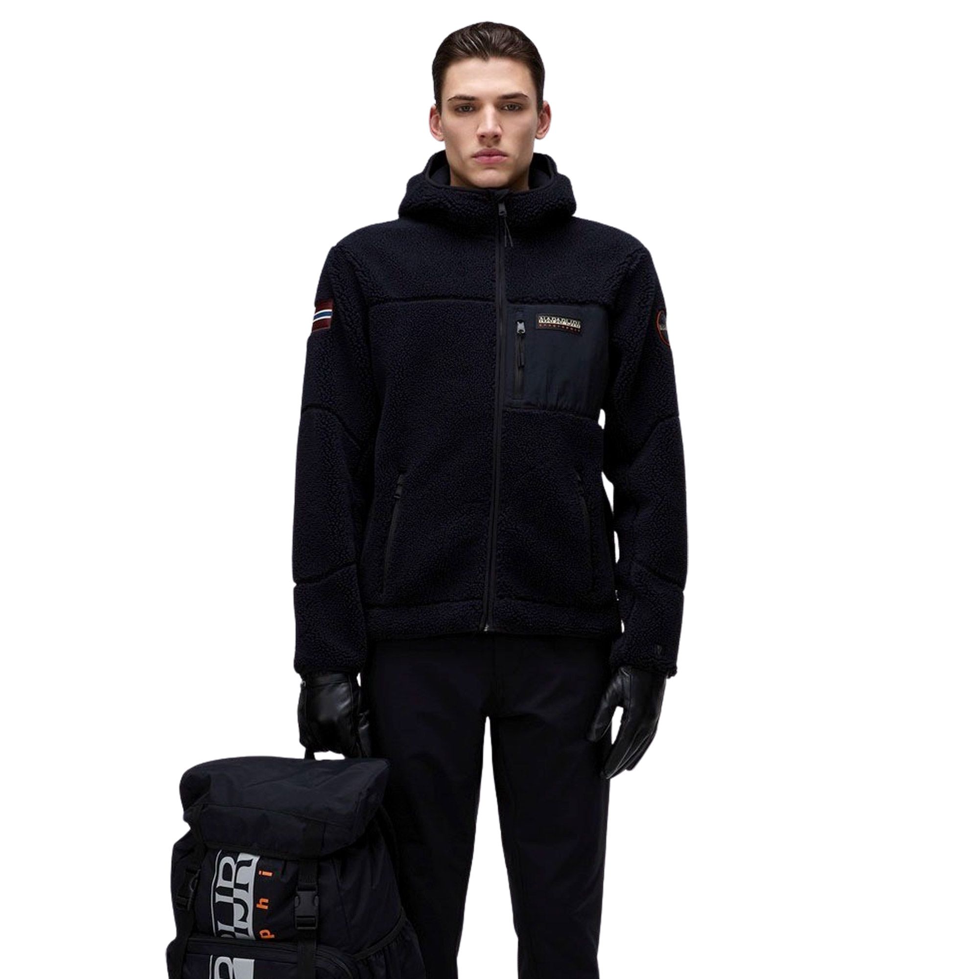 Napapijri Yupik Full-Zip Hooded Fleecejas Heren