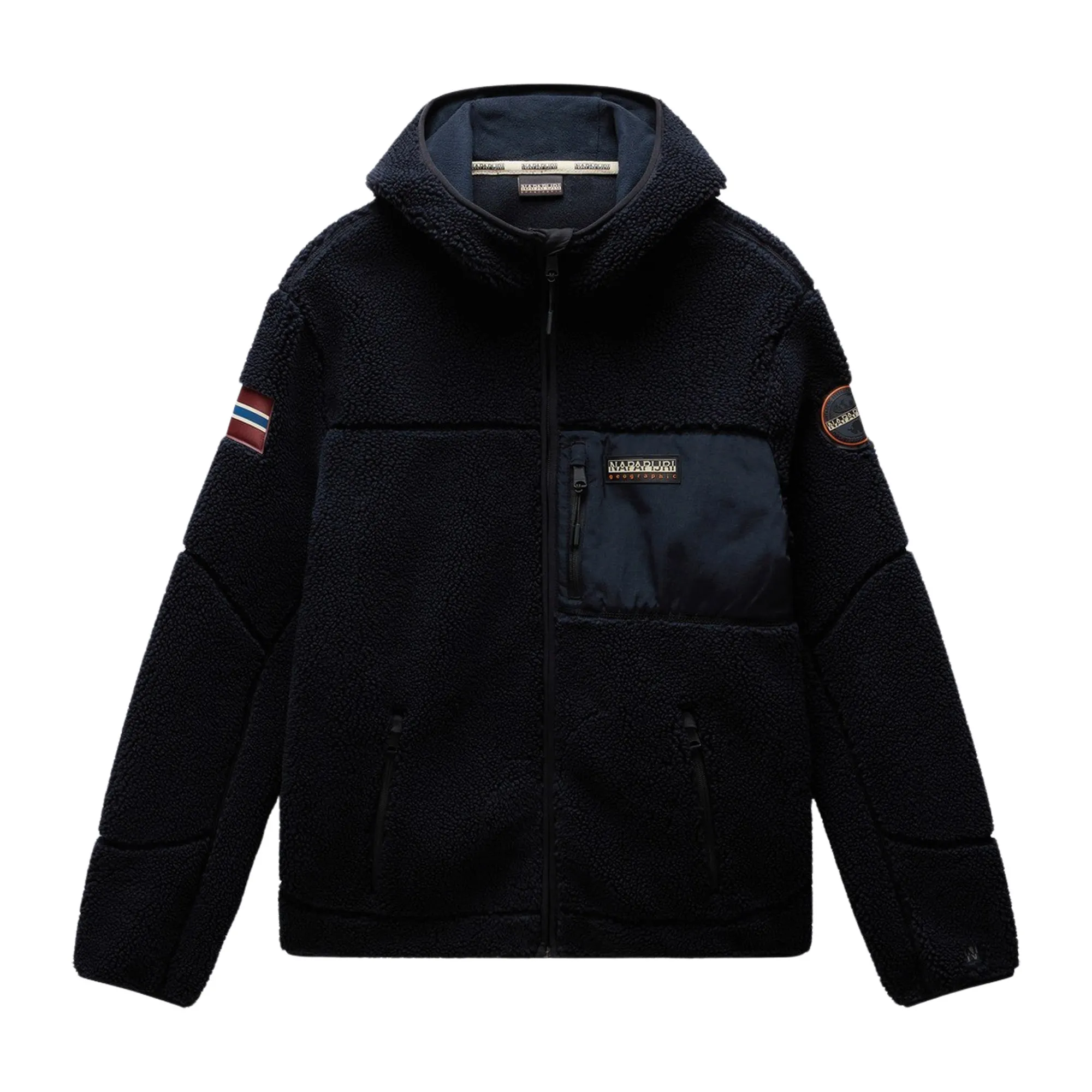 Napapijri Yupik Full-Zip Hooded Fleecejas Heren