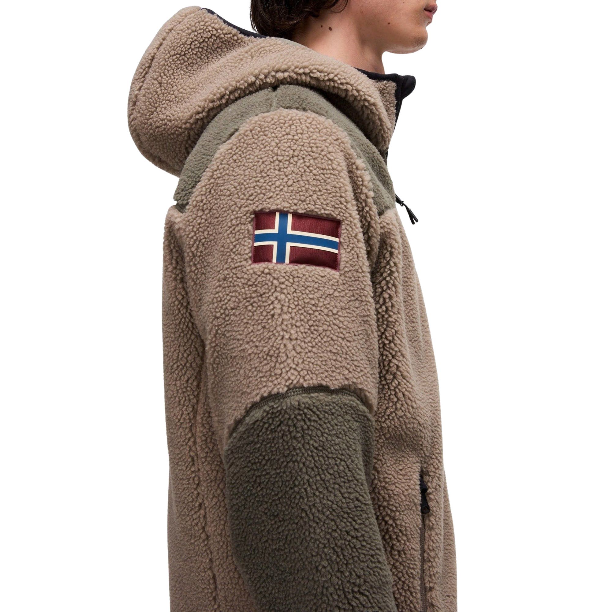 Napapijri Yupik Full-Zip Hooded Fleecejas Heren