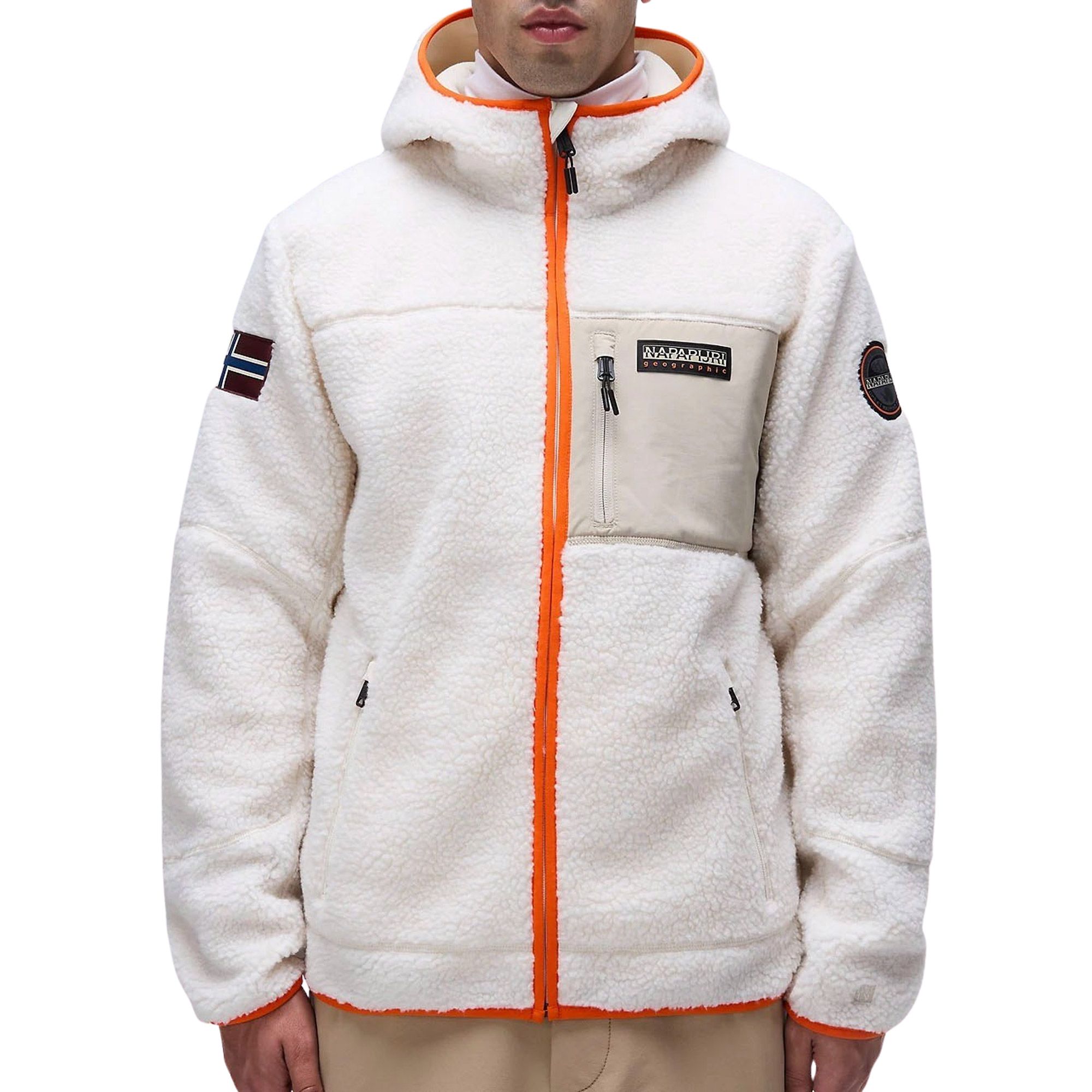 Napapijri Yupik Full-Zip Hooded Fleece Jacket Men