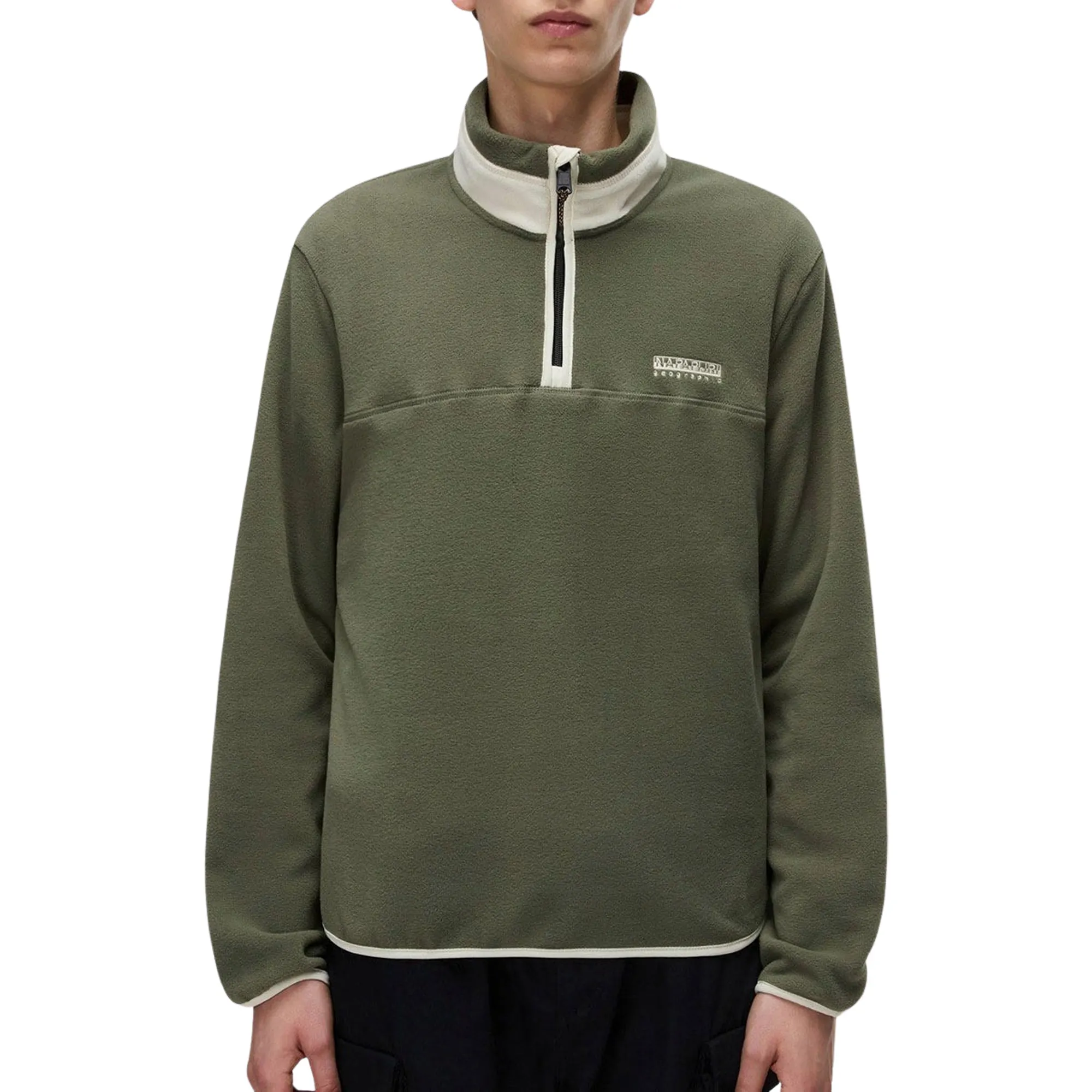 Napapijri Dergana Half Zip Fleece Sweater Men | Plutosport