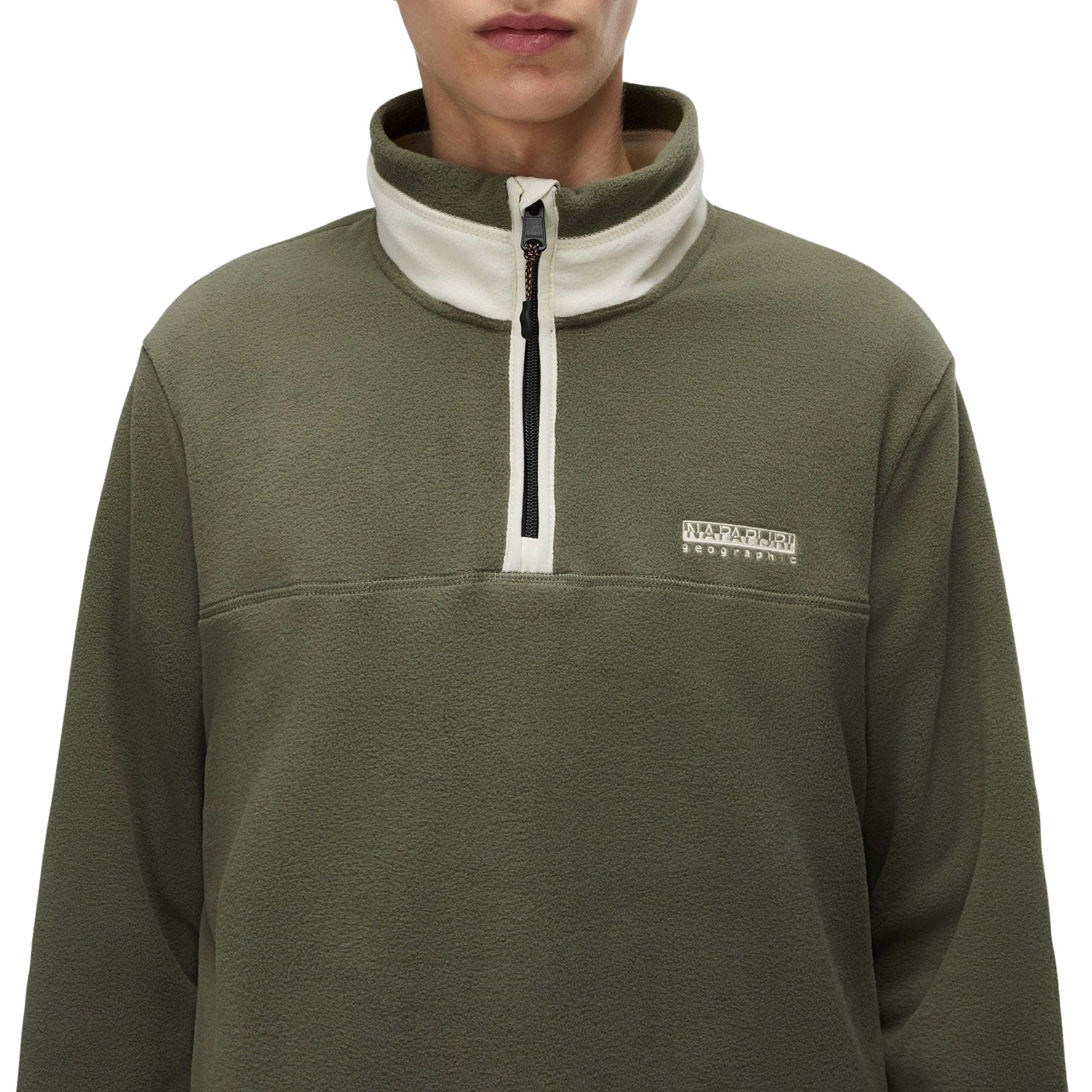 Napapijri Dergana Half Zip Fleece Sweater Heren