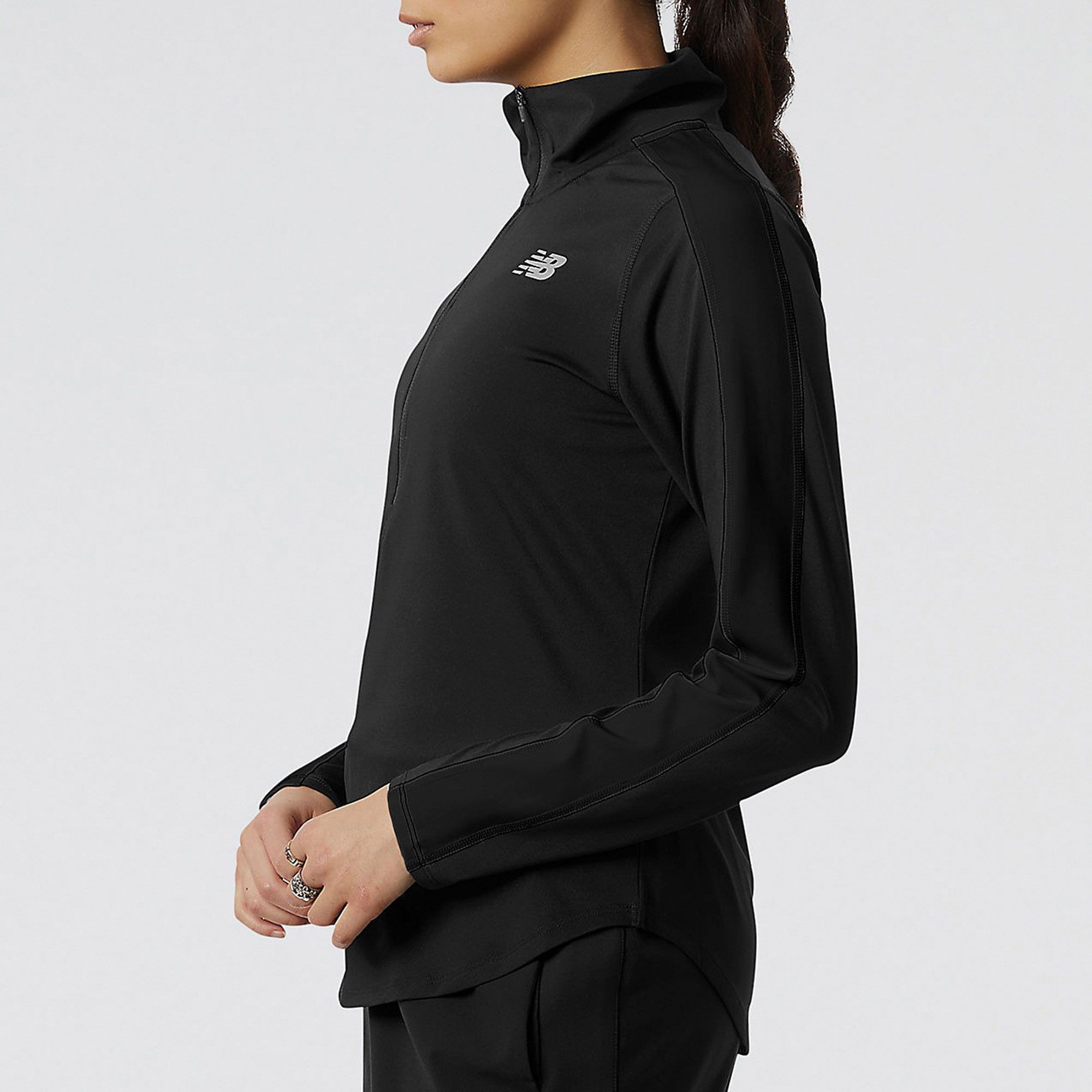 New Balance Accelerate Half Zip LS Run Shirt Women