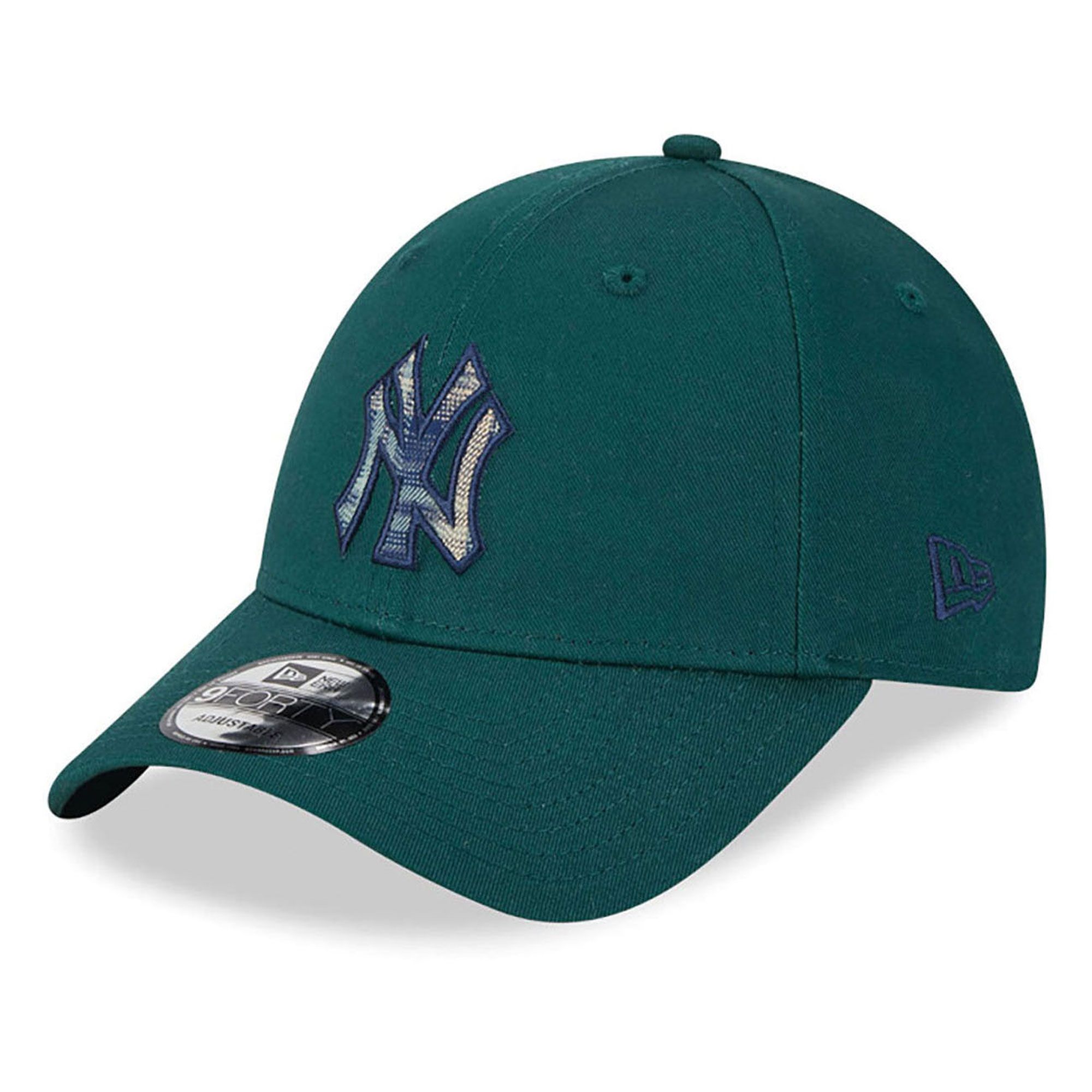 New Era New York Yankees Check Infill 9Forty Cap Senior