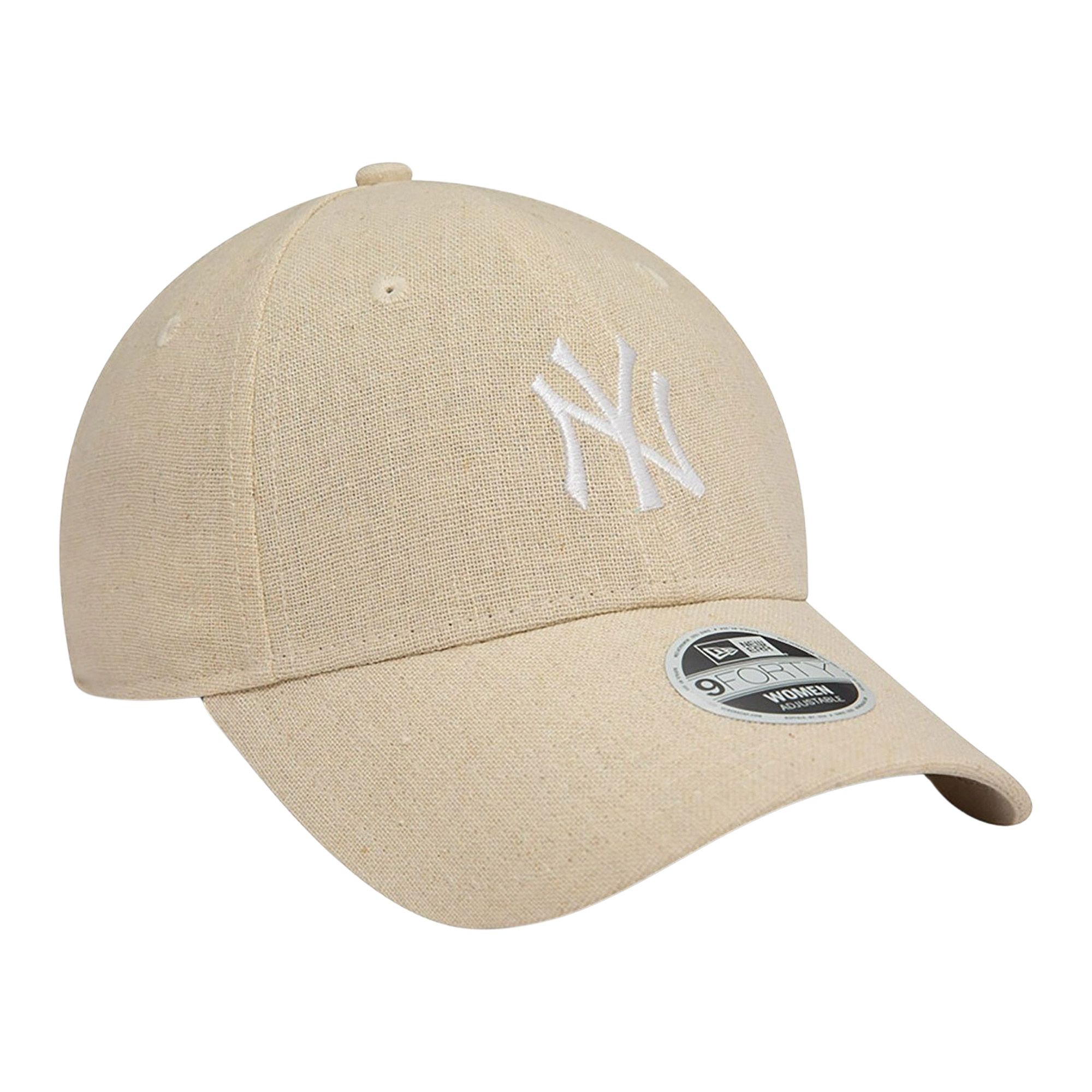 New Era NY Yankees MLB Linnen 9Forty Cap Dames