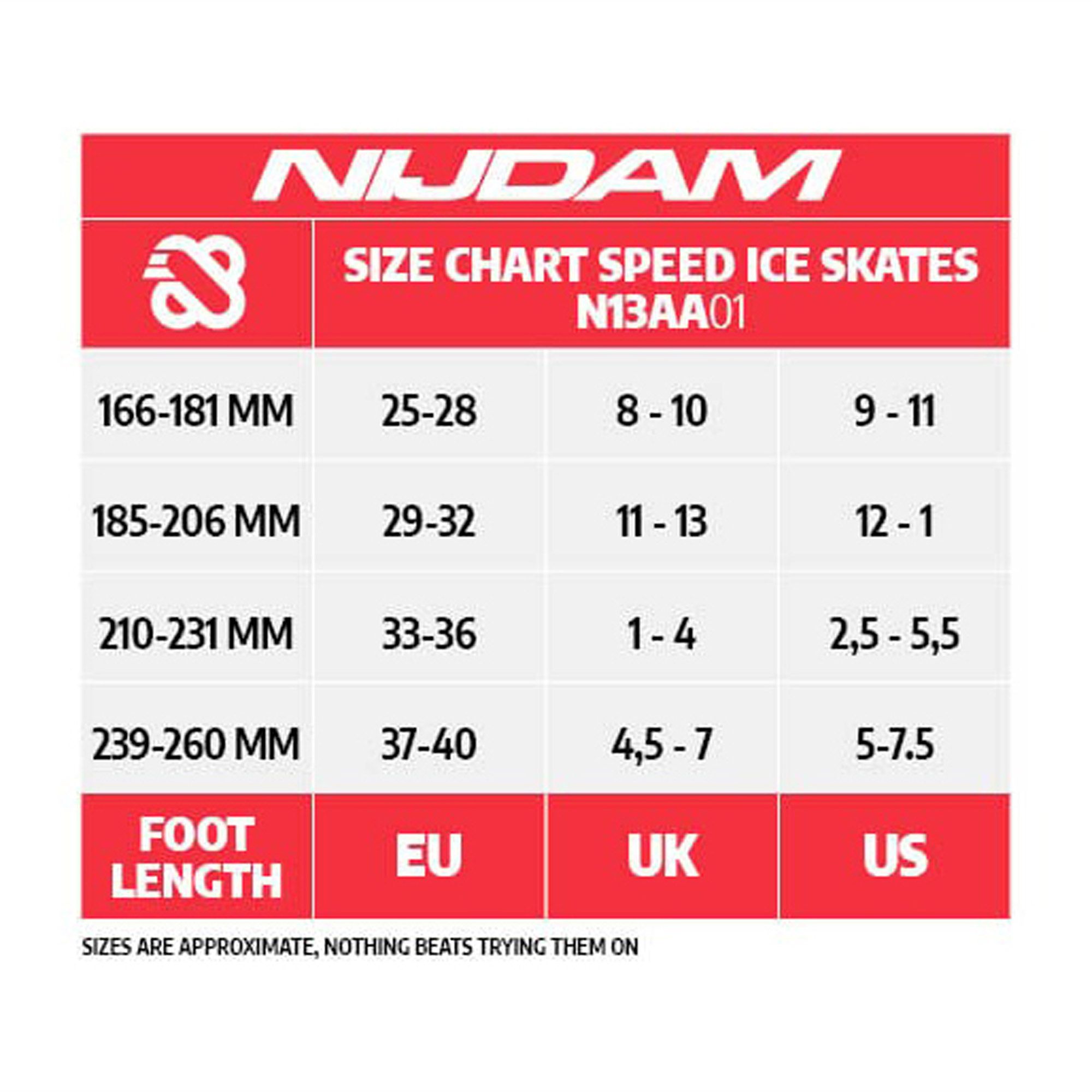 Nijdam Speed Demon Patin à glace junior (ajustable)