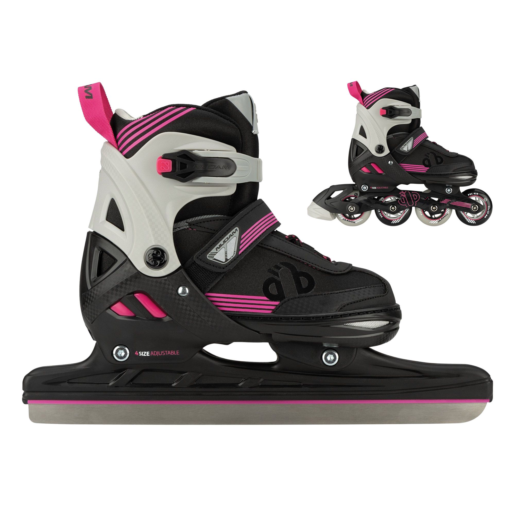Nijdam Speed Combi Ice Skates Junior (verstelbaar)