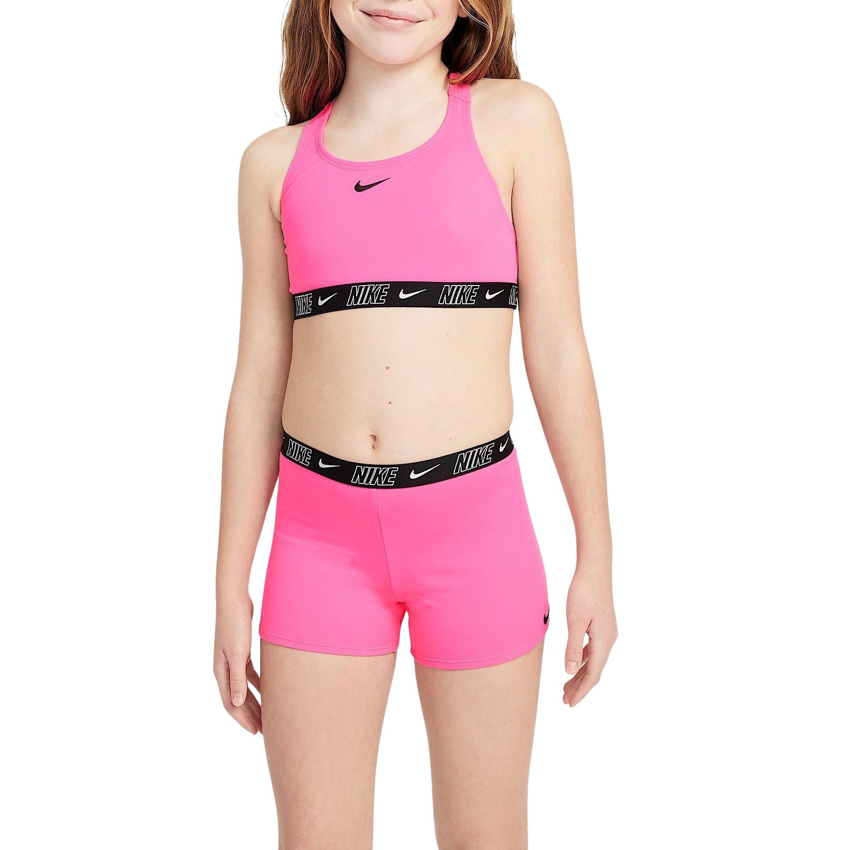 nike short and bra set